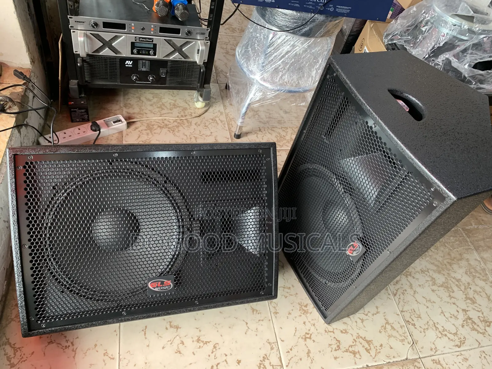 GLS 15-Inches Active Stage Monitor Speakers