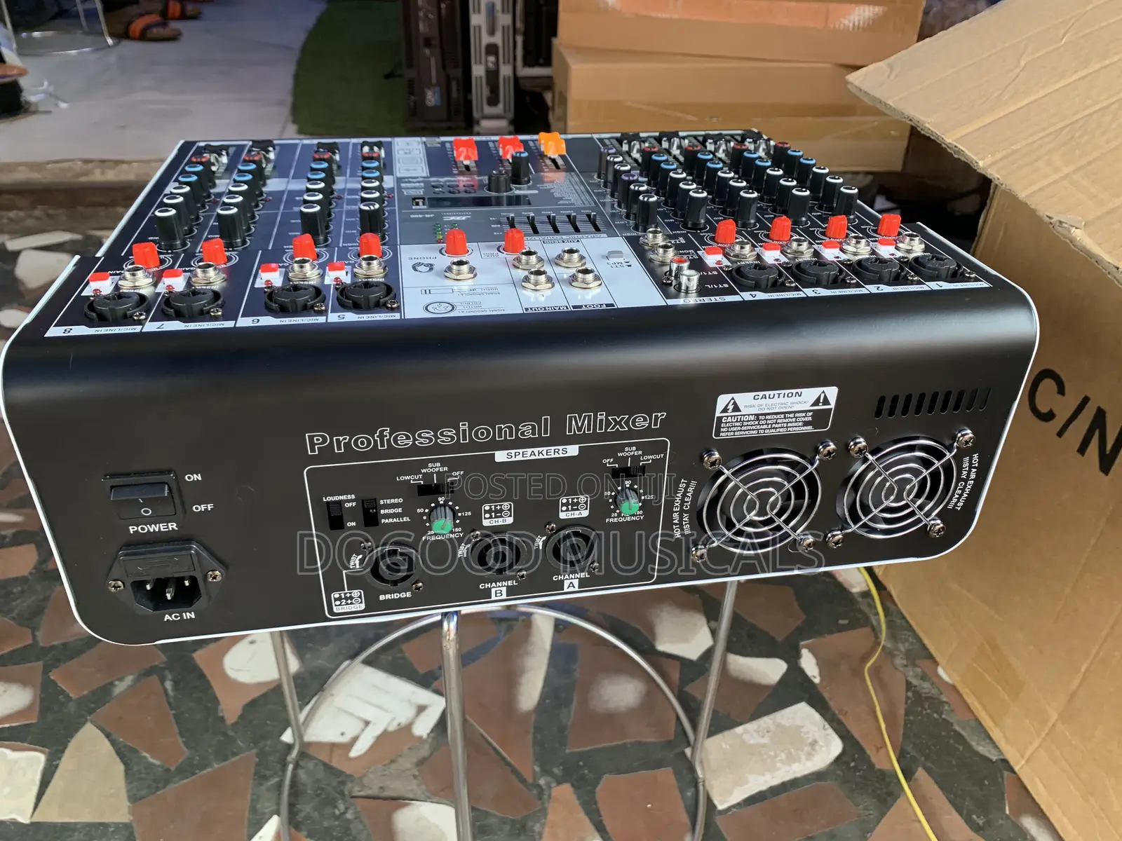 Jac Jr-800 8-channel Inbuilt Amplifier(Power)Mixer