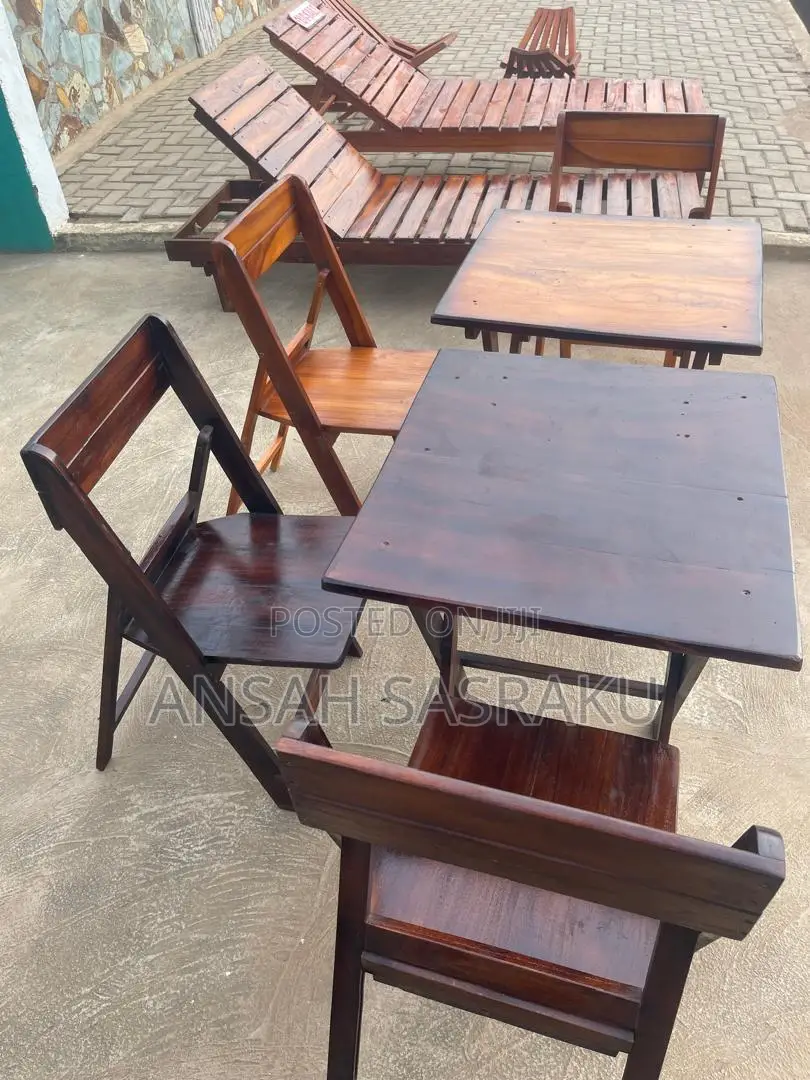 Foldable Lazy Chairs, Swimming Pool Bed, Dining Table,Chairs