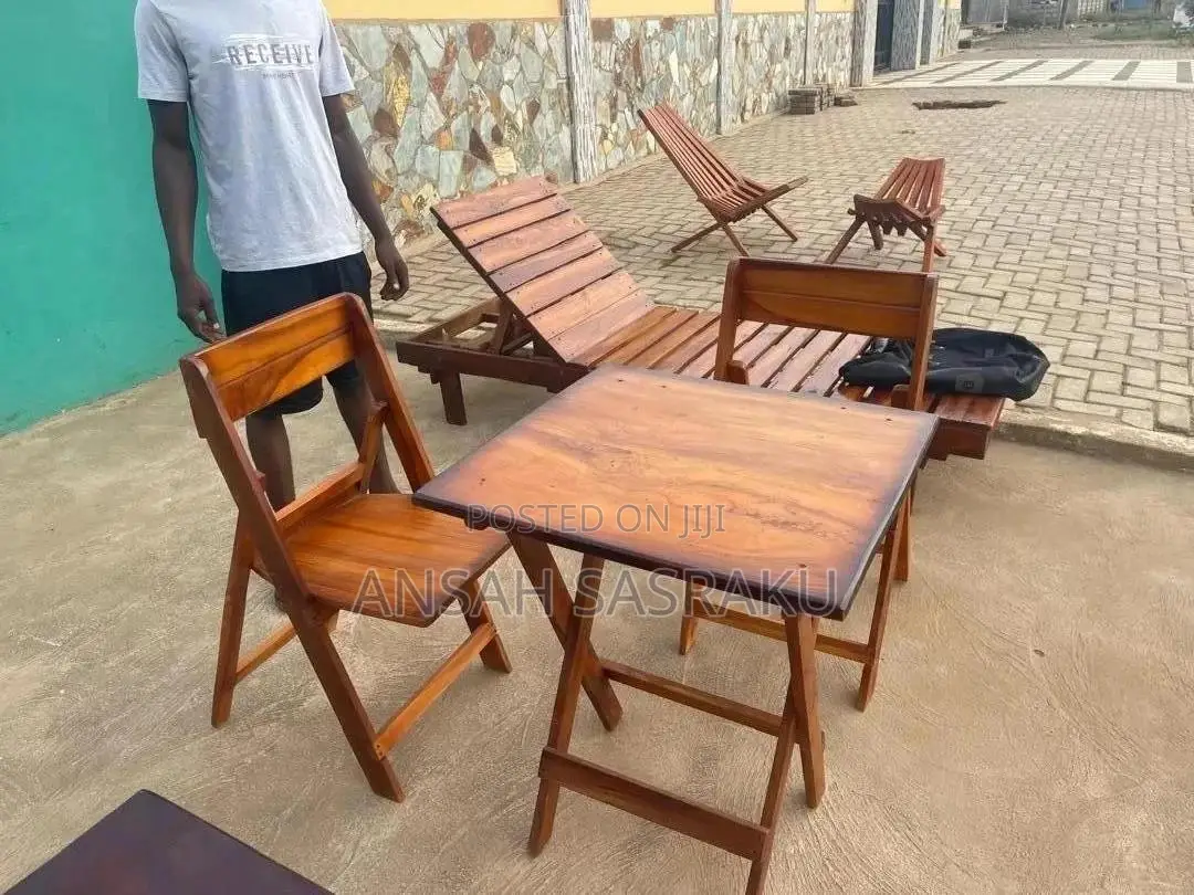 Foldable Lazy Chairs, Swimming Pool Bed, Dining Table,Chairs