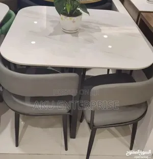 Marble Dining Table and 4 Chairs