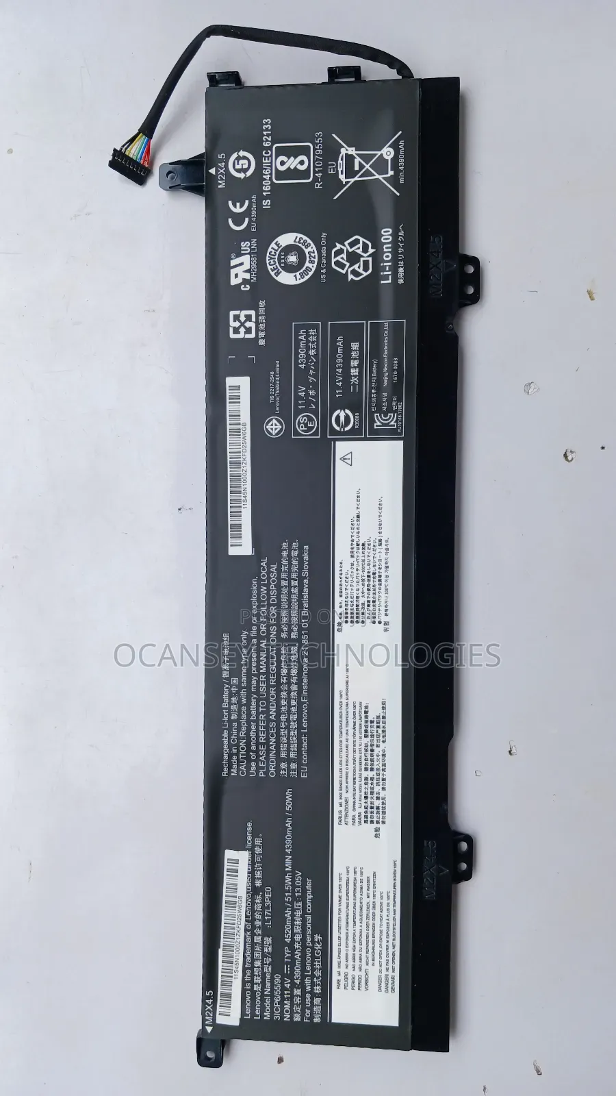 Original Lenovo L17L3PE0 Laptop Battery For Yoga 730