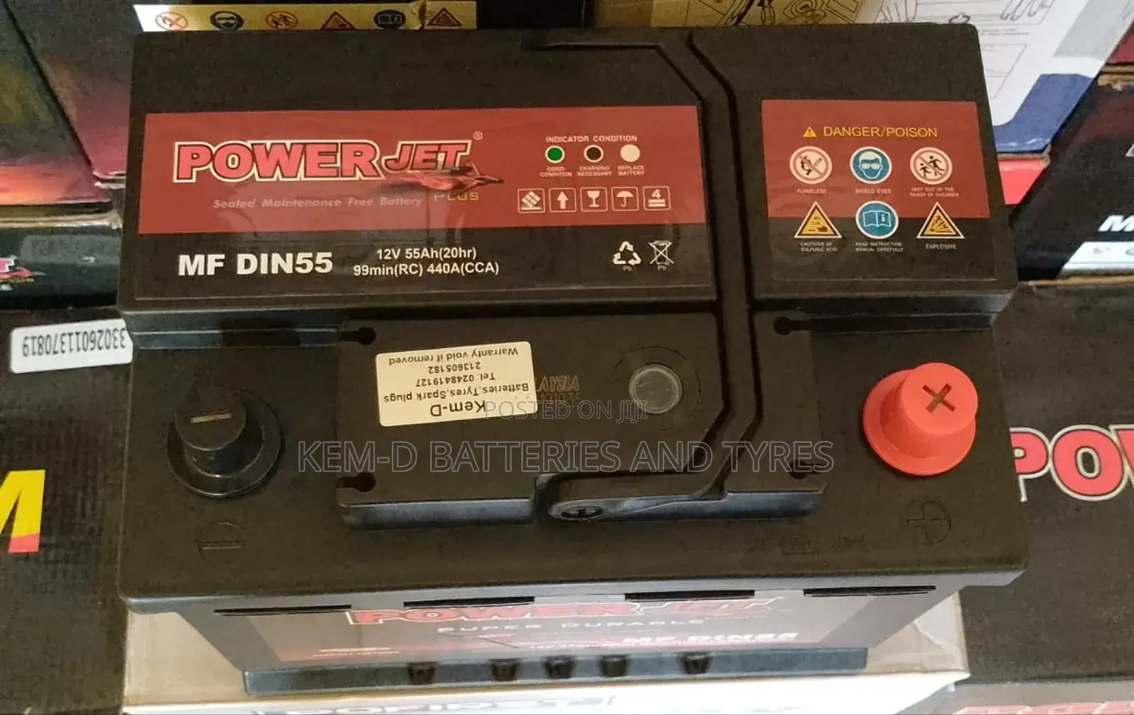 13 Plates Powerjet Battery for Latest Model Civic CRV