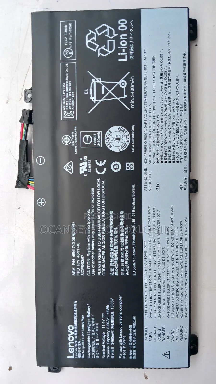 Original Lenovo 45n1742 Laptop Battery for T550 T560 P50s