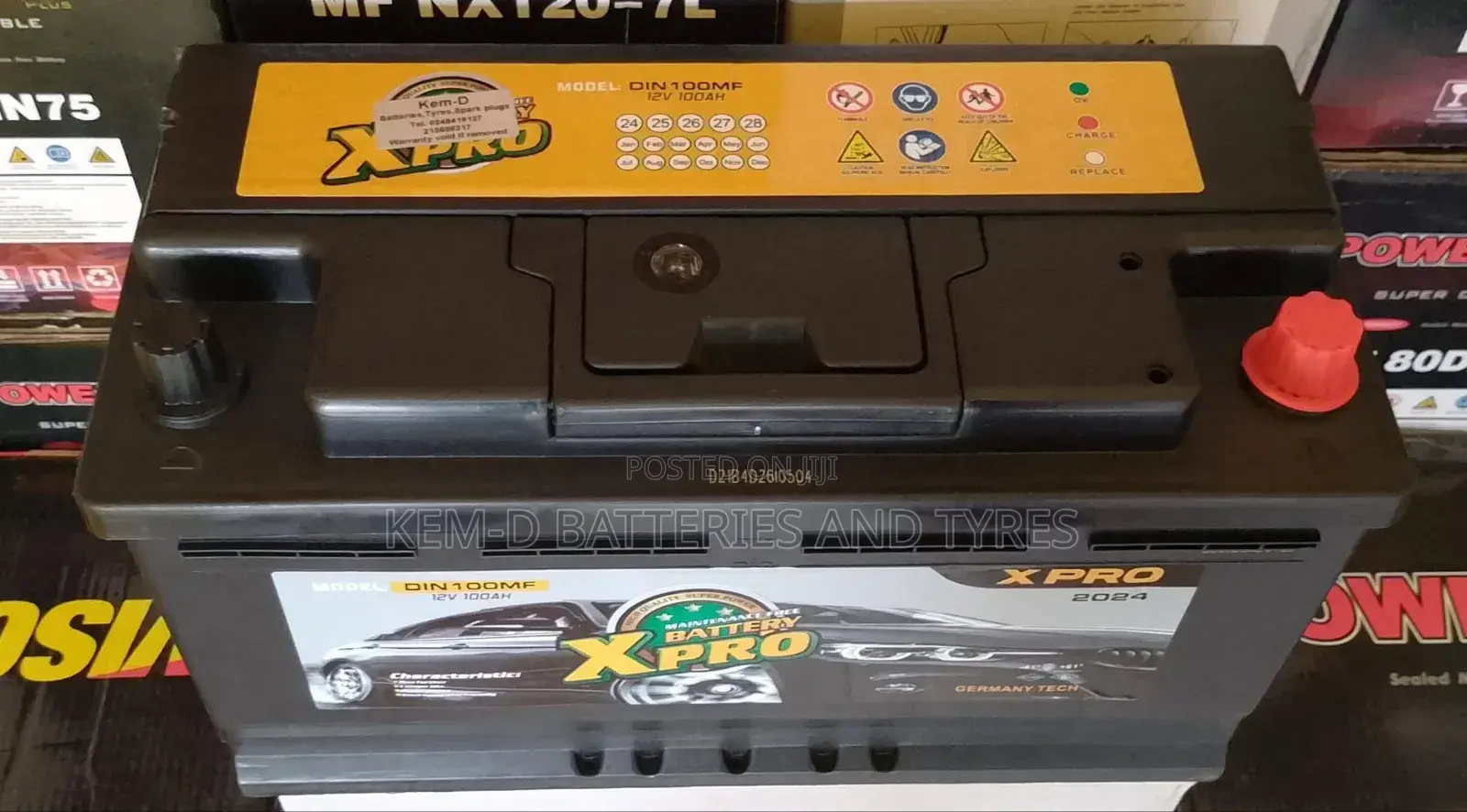 19 Plates Xpro Car Battery - 100ah 12V + Free Delivery