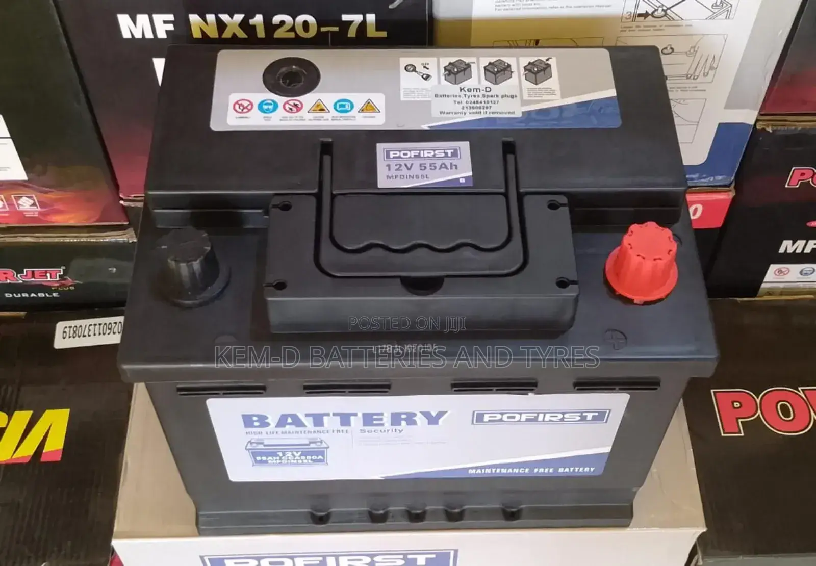 Car Batteries For Kia Rio - 13 Plates - Free Delivery