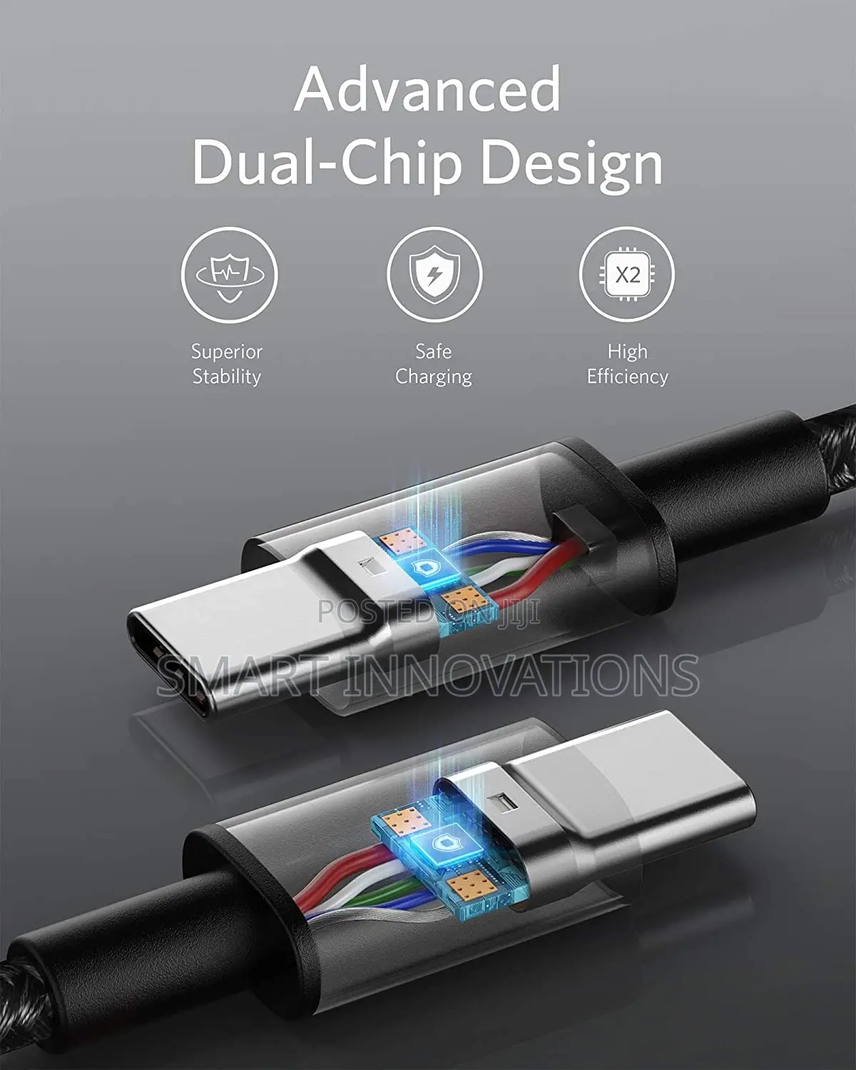 Nylon USB-C to USB-C 100W Cable