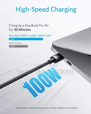 Nylon USB-C to USB-C 100W Cable