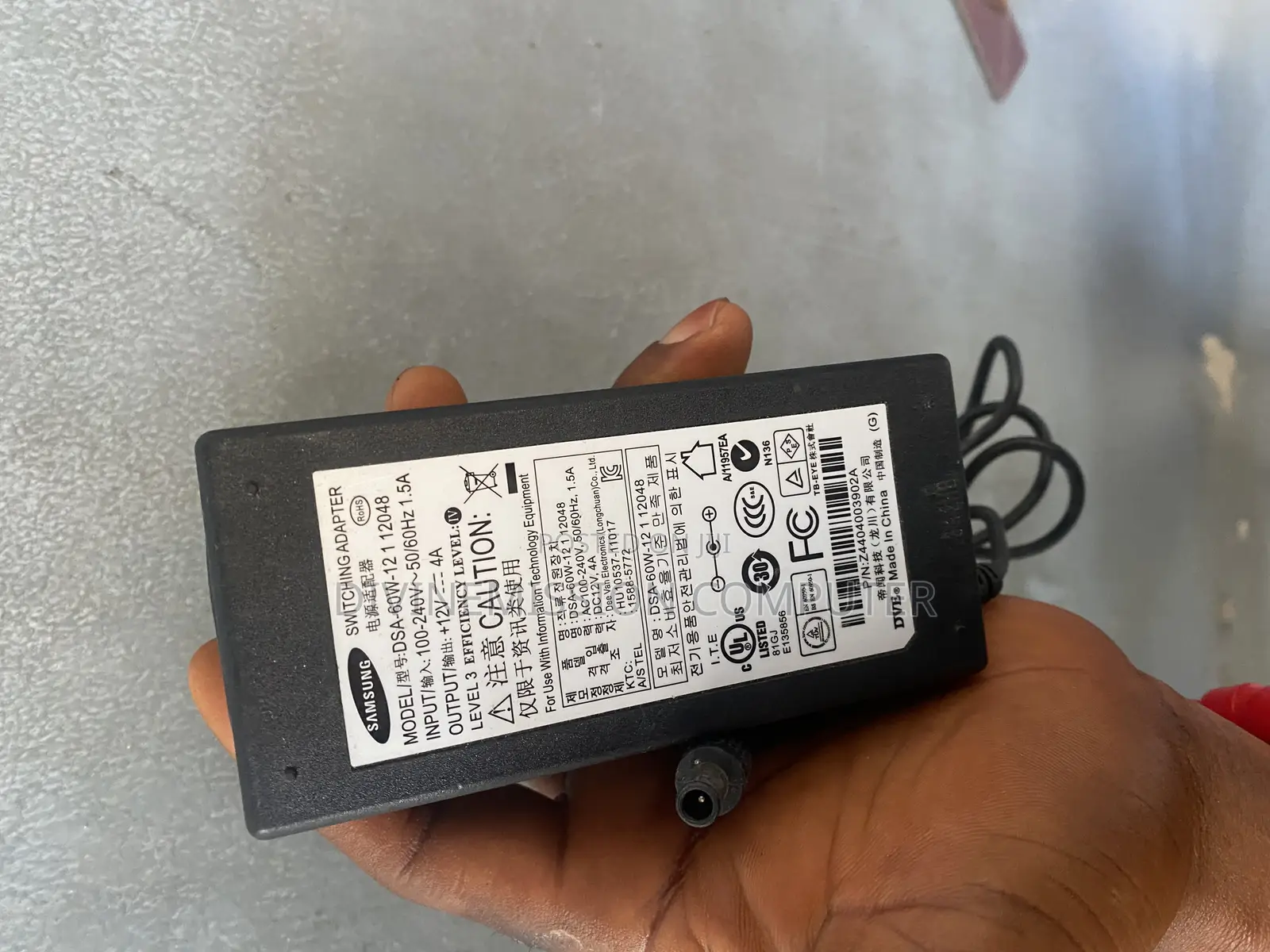 Samsung Tv Adapter 12v4a in Circle Computer Accessories , Divine O