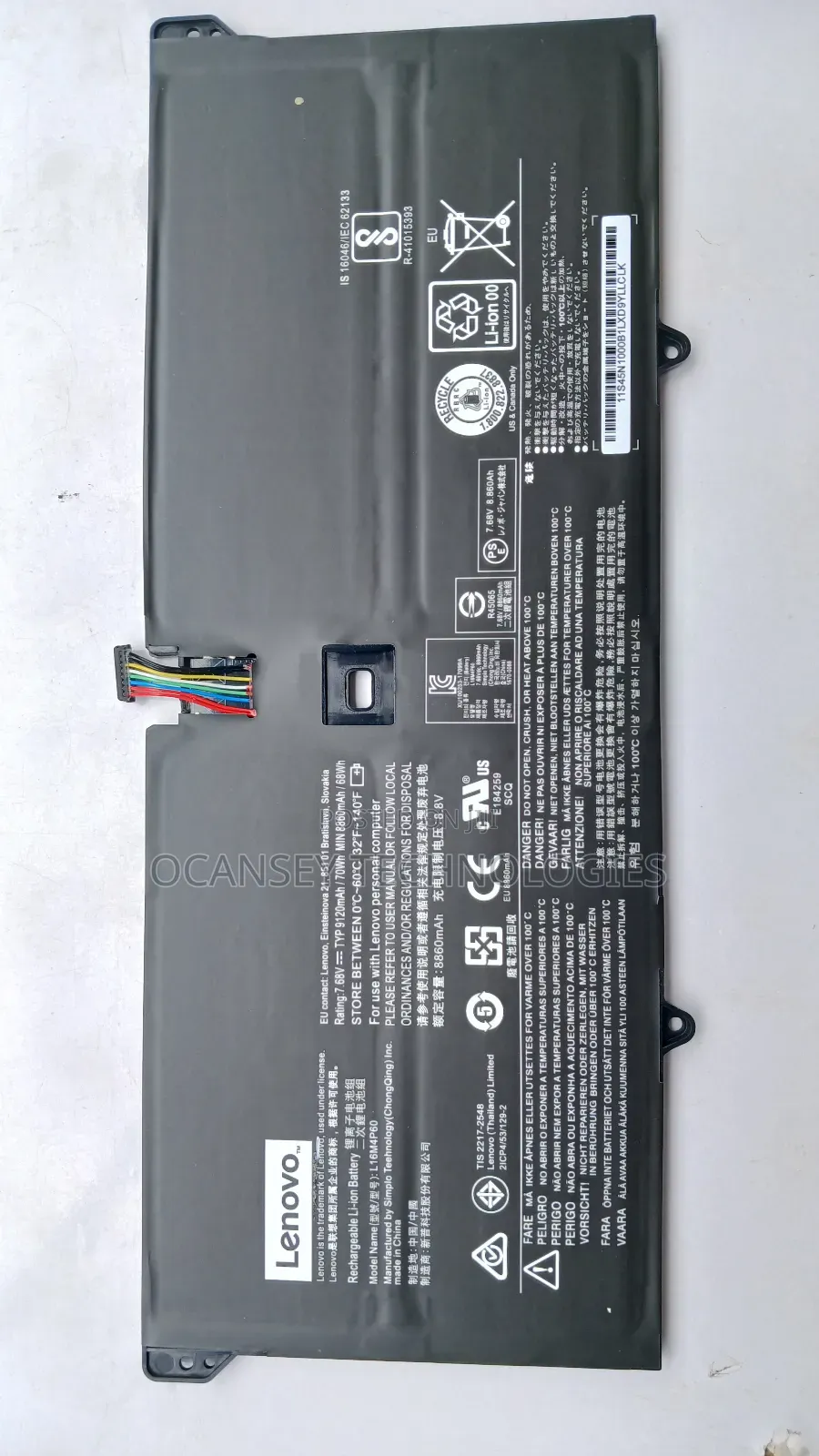 Original Lenovo L16m4p60 Laptop Battery for Yoga 920-13