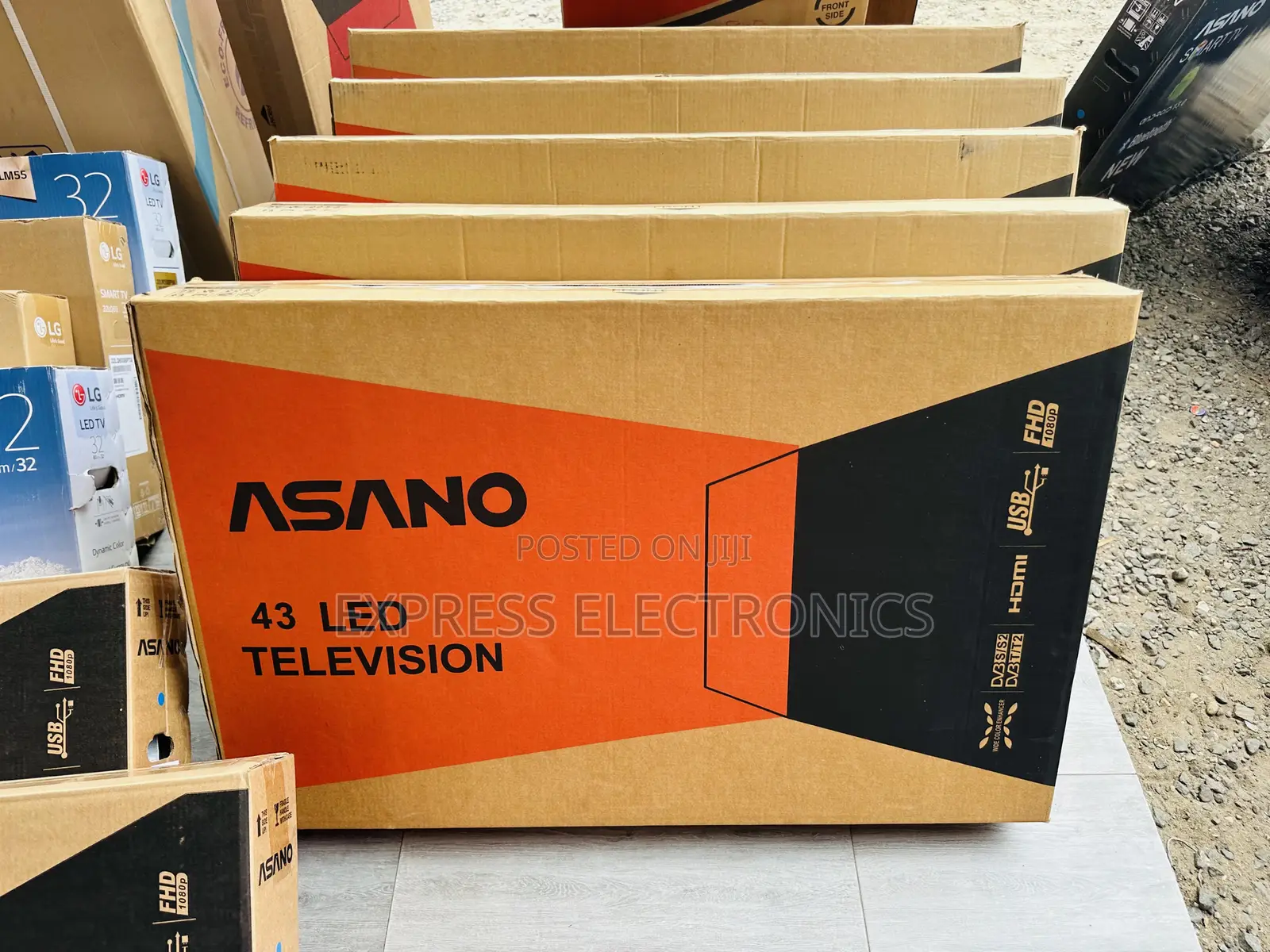 Slim High Performance FHD Satellite 43” Asano Television