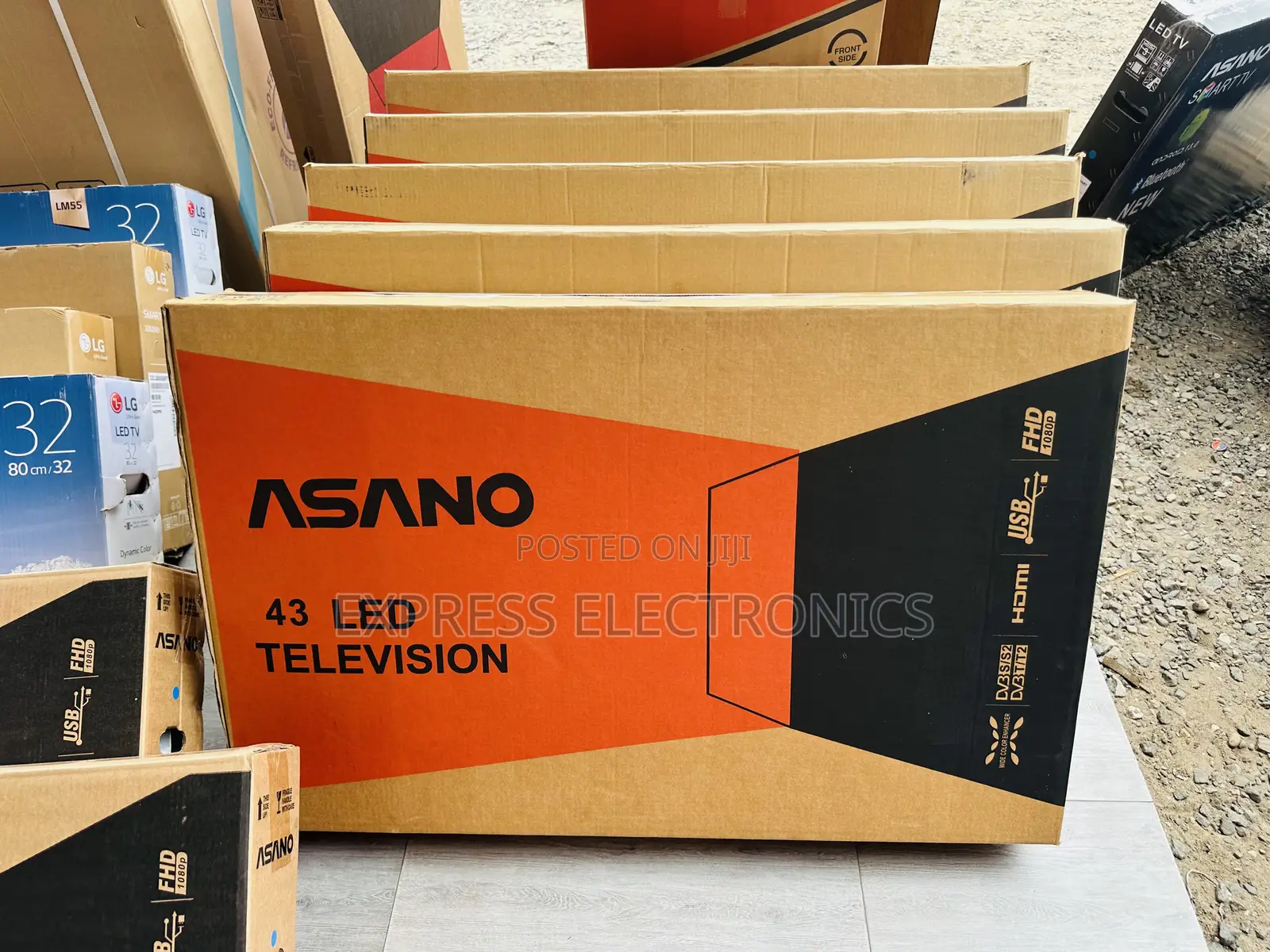 Slim High Performance FHD Satellite 43” Asano Television