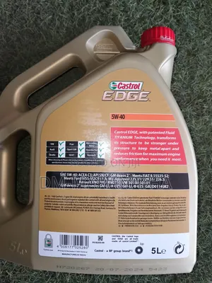 5w-40 Castrol Edge Multigrade Oil