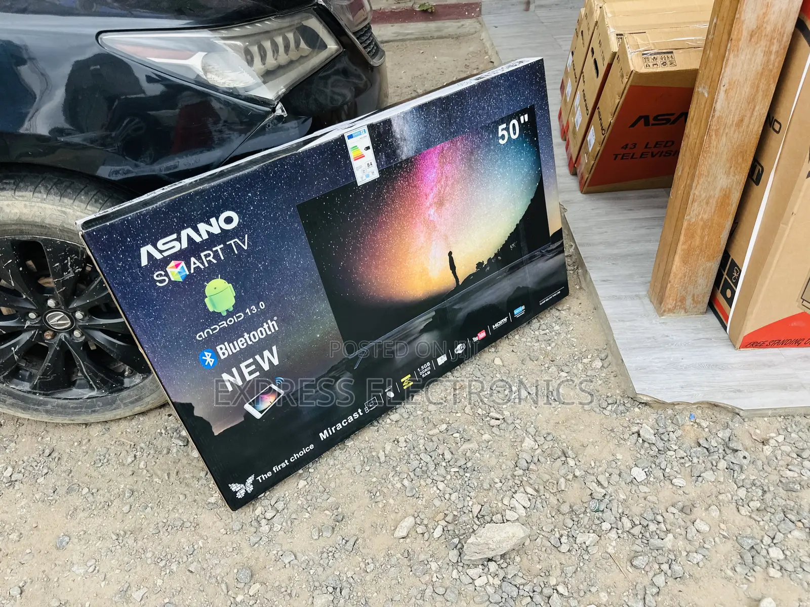 Nice Sleek Slim Uhd Smart Asano 50” Television