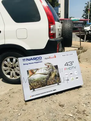 Original Nasco 43” Full HD Smart Television(Black).