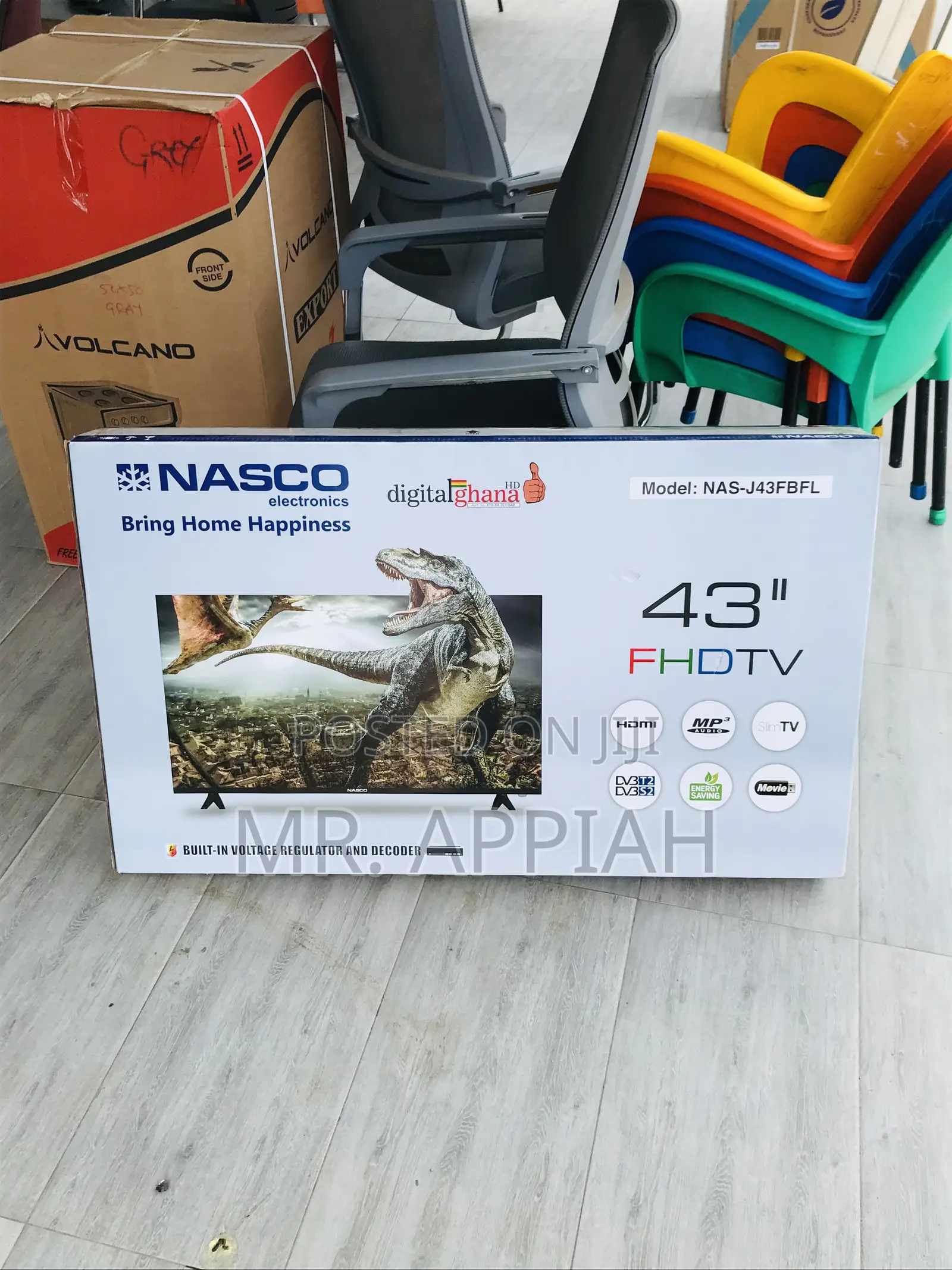 Shop Authentic Nasco 43 Inch Led Digital Satellite Tv