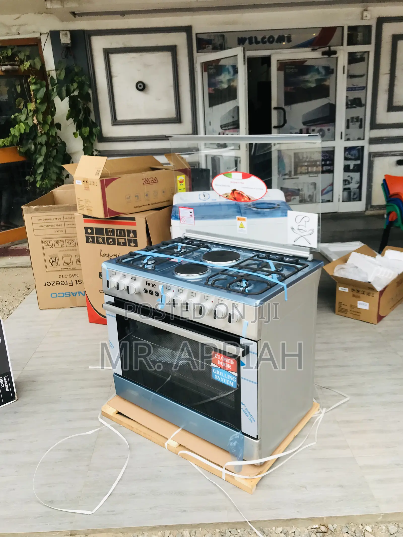 Shop Ferre 60by90 Oven Burner(2 Electric + 4 Gas Burner).