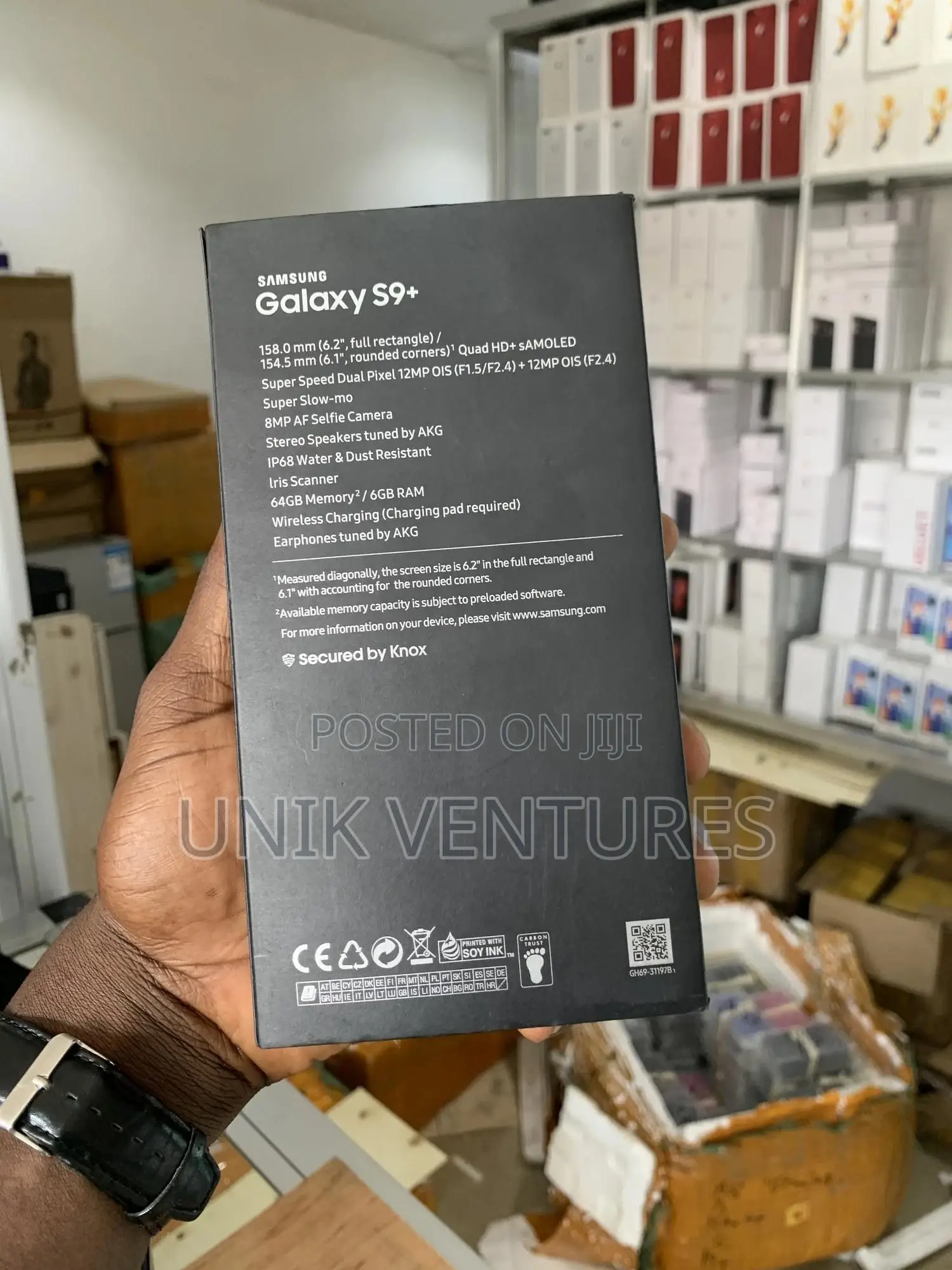 New Samsung Galaxy S9 Plus 64 GB Black