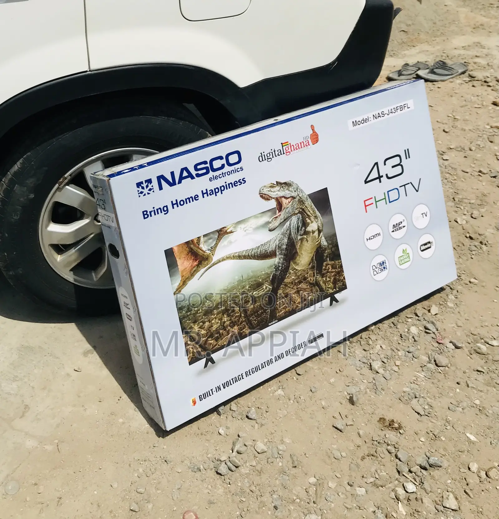 Order Classic Nasco 43” Led Digital Satellite Tv(Black).