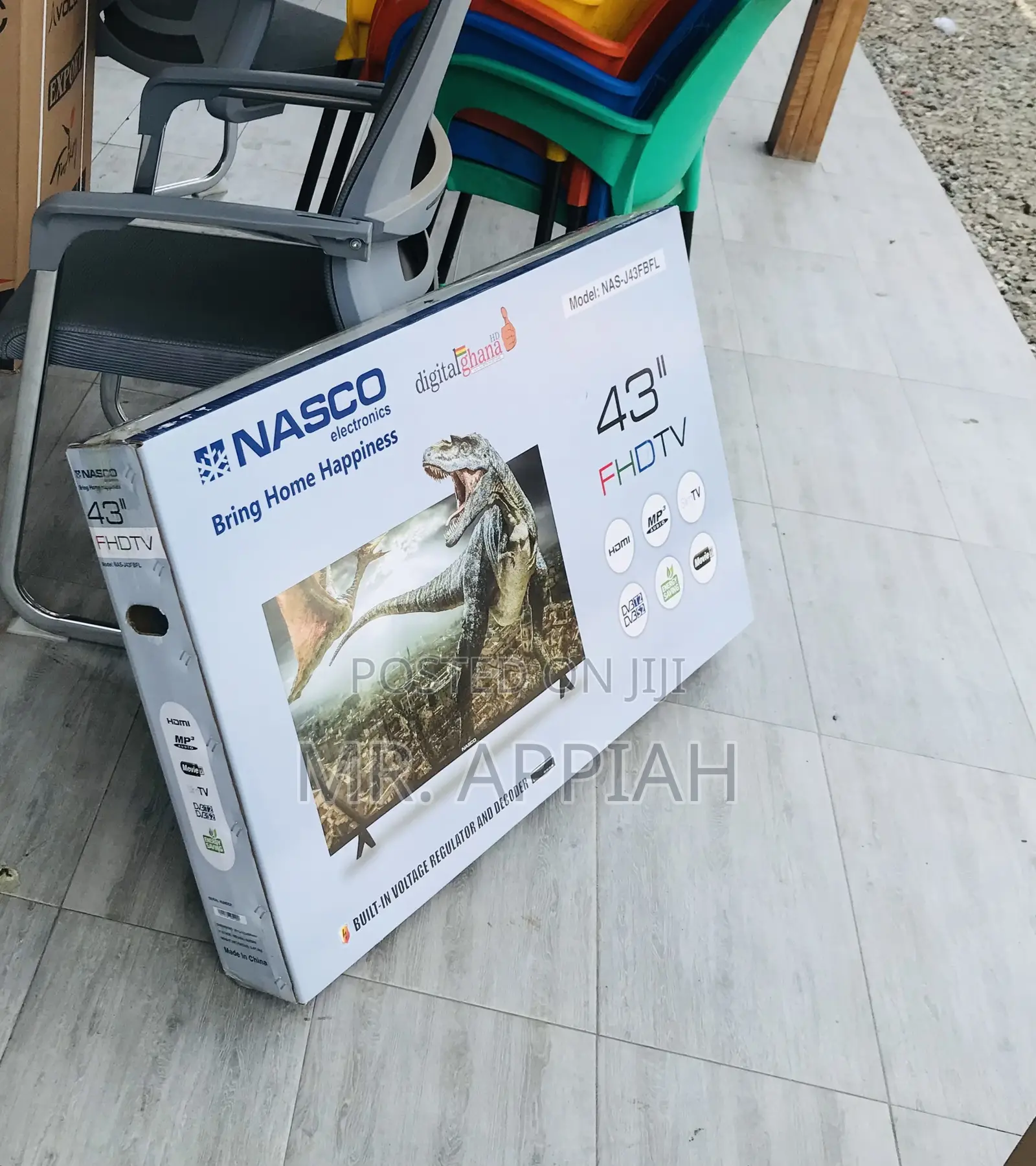 Order Classic Nasco 43” Led Digital Electric Tv.