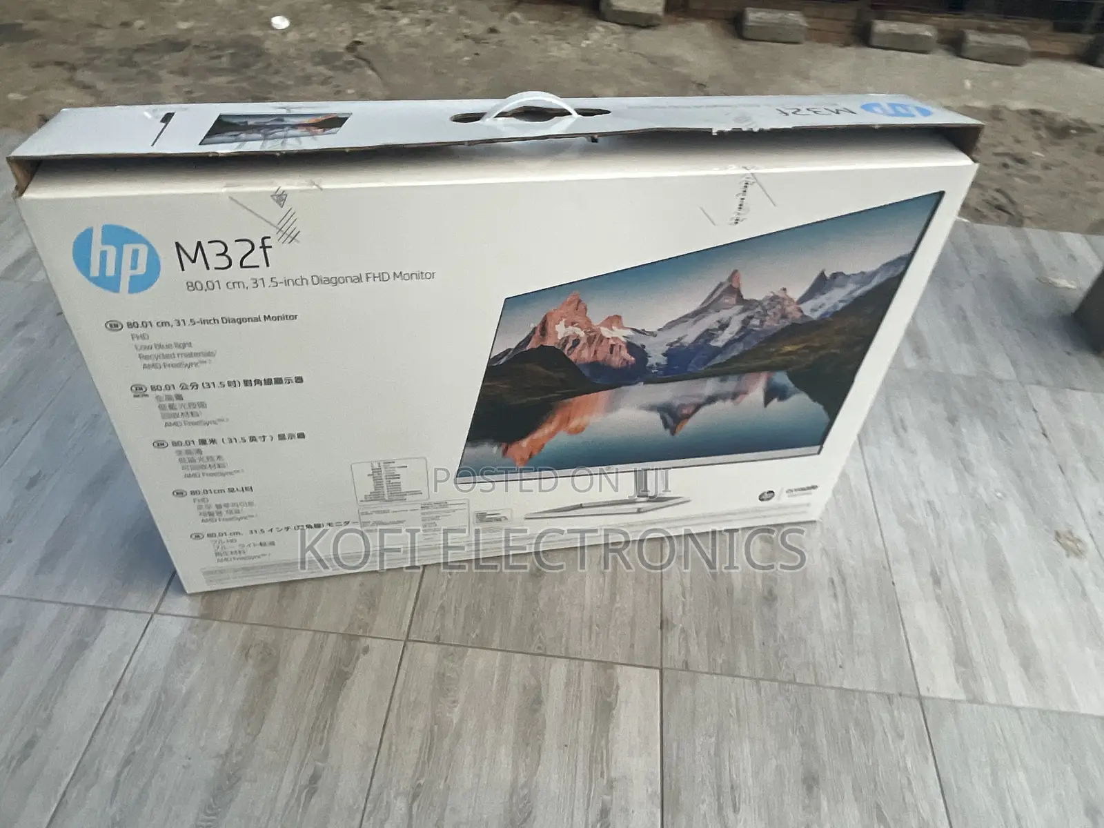 Eyesafe Certified Hp M32F Display Monitor - Silver