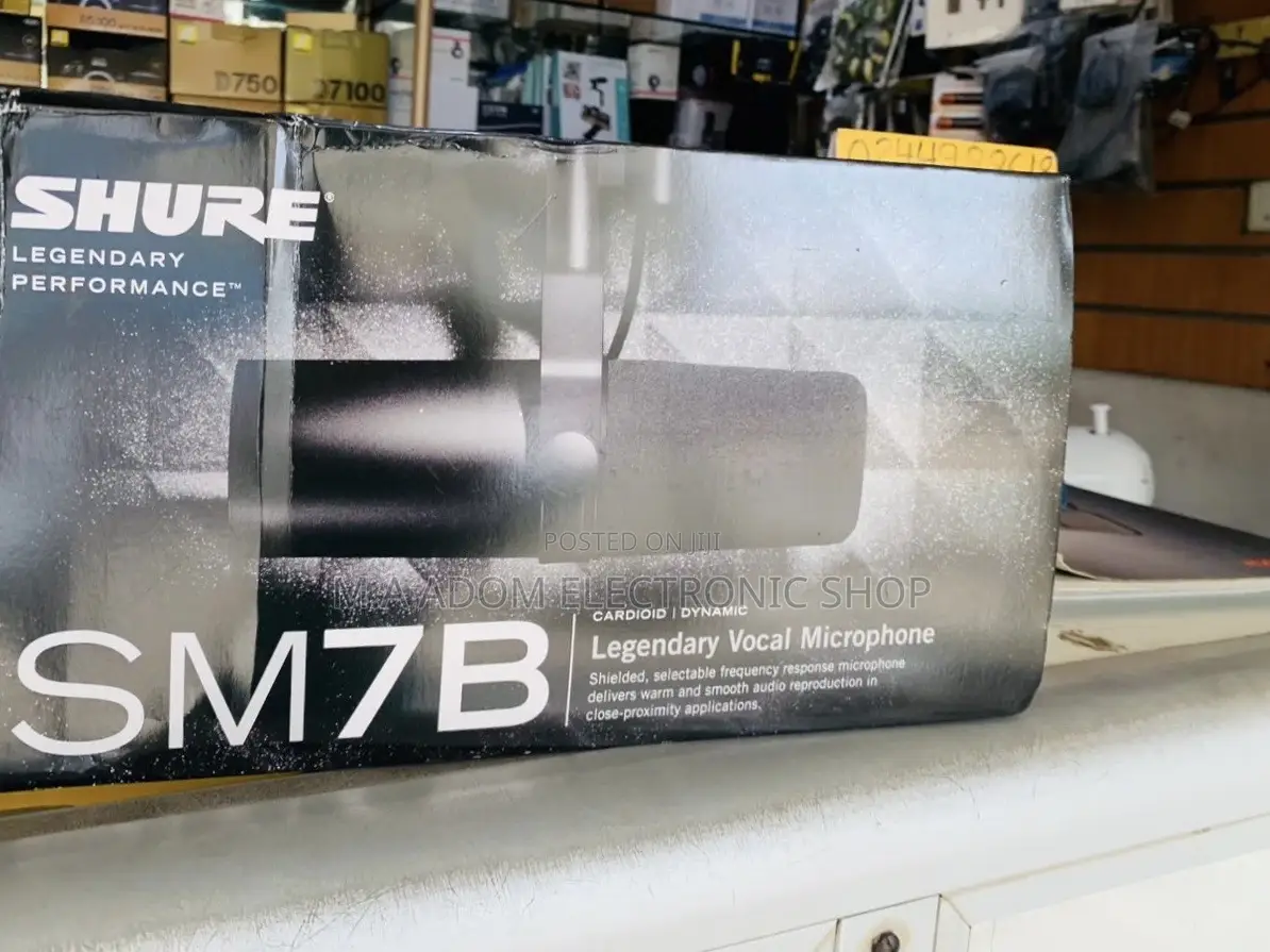 Affordable Shure SM7B Dynamic Vocal Microphone(Black)