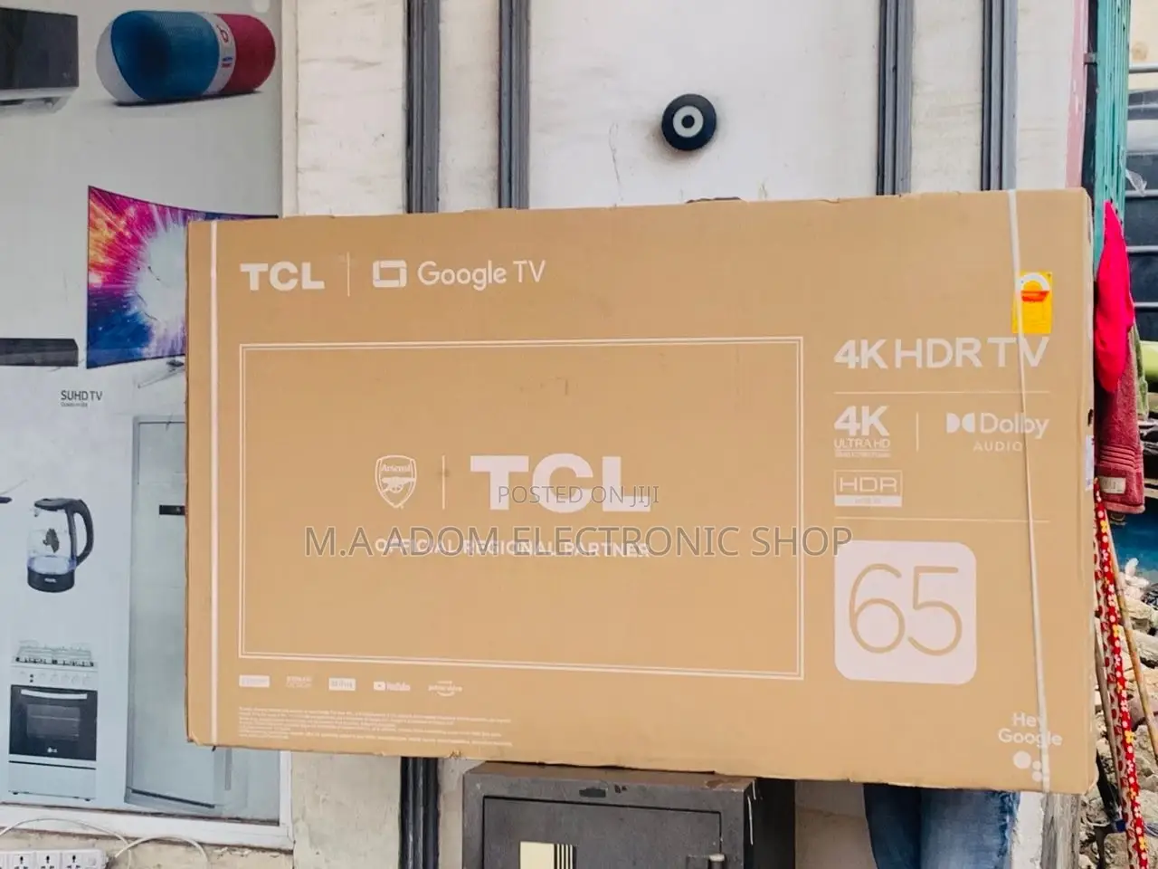 Original TCL 65P635 65 Inch Uhd Smart Television.