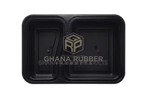 32oz 2-Section Black Microwavable Containers (150pcs)