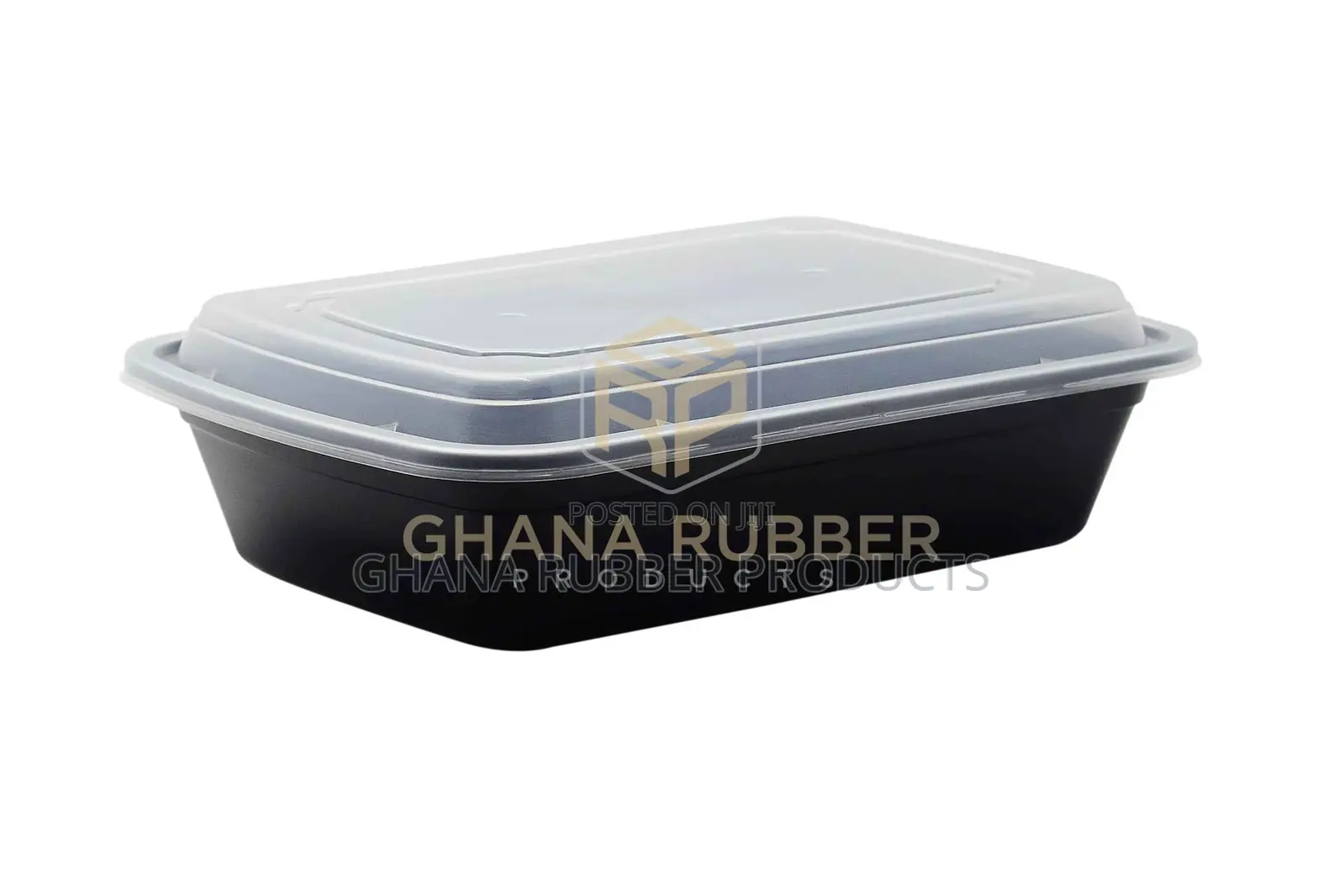 38oz Rectangle Black Microwavable Containers (150pcs)