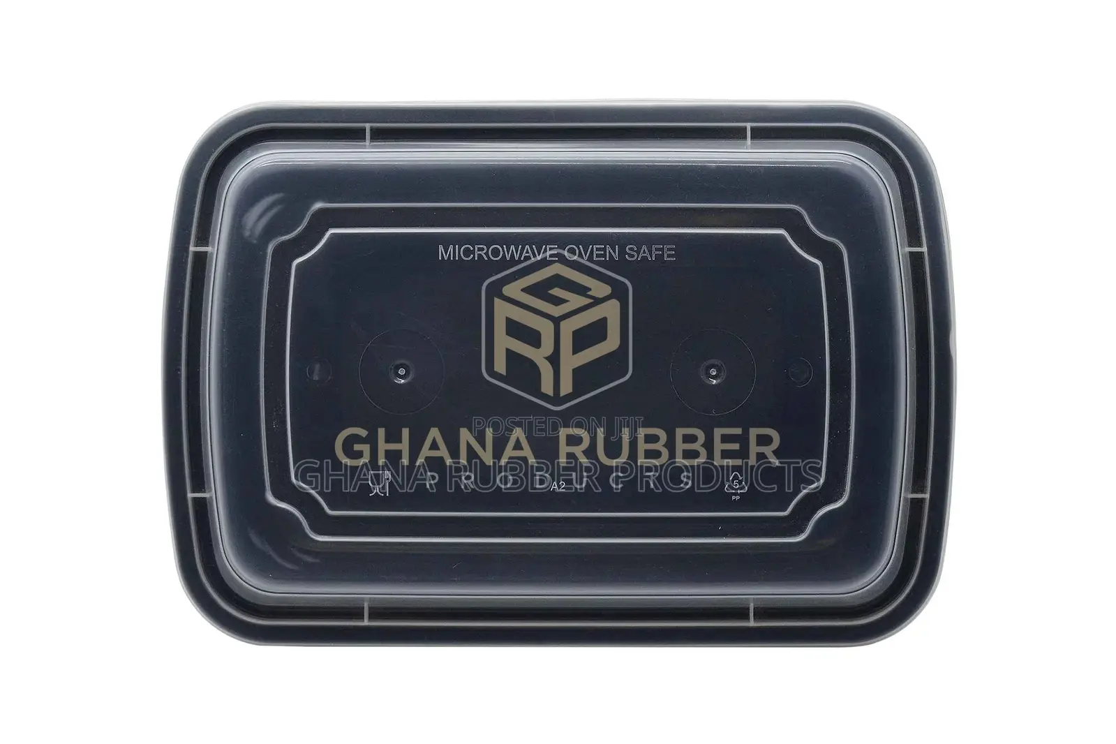 38oz Rectangle Black Microwavable Containers (150pcs)