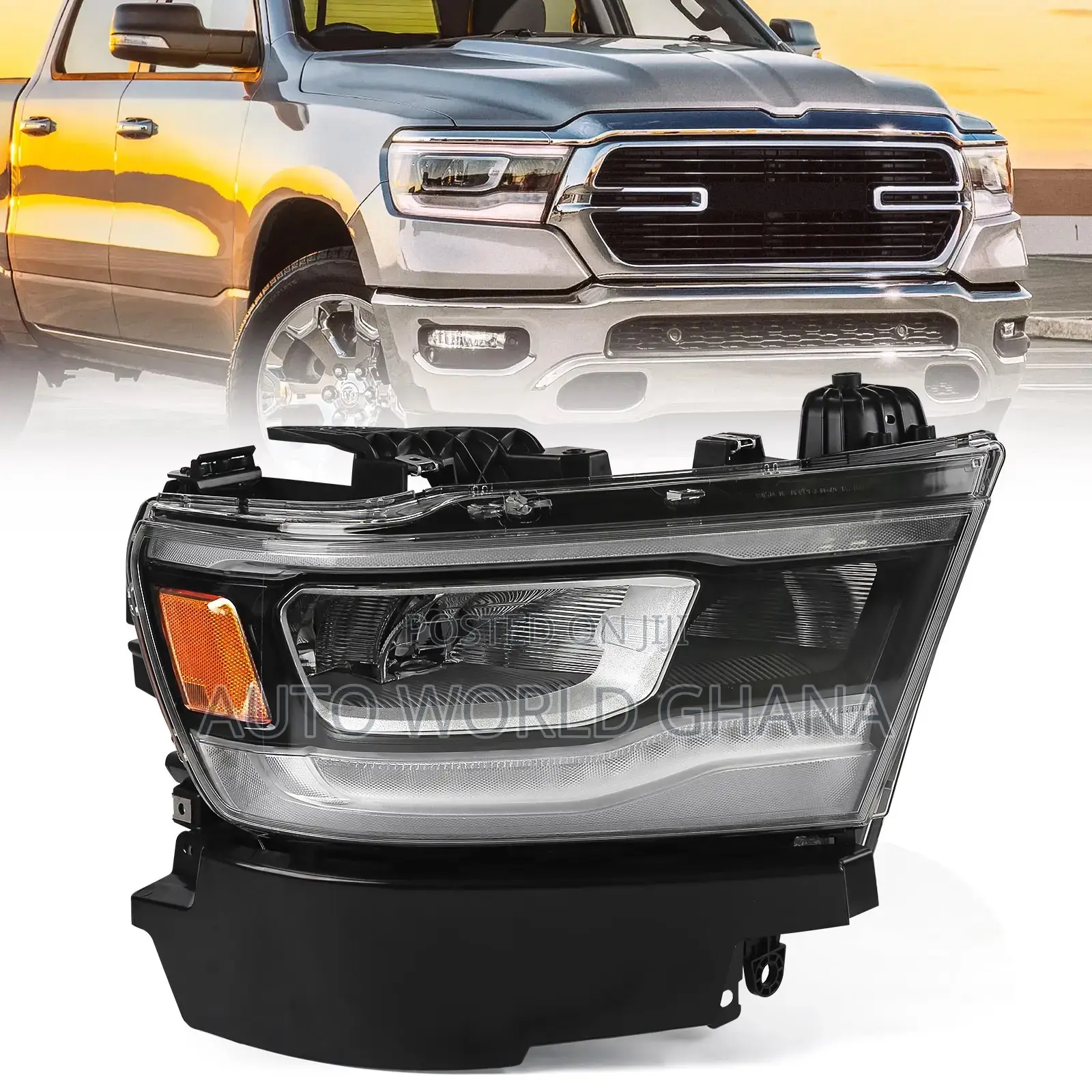 Dodge Ram 1500 Headlight Oem 2019-2023