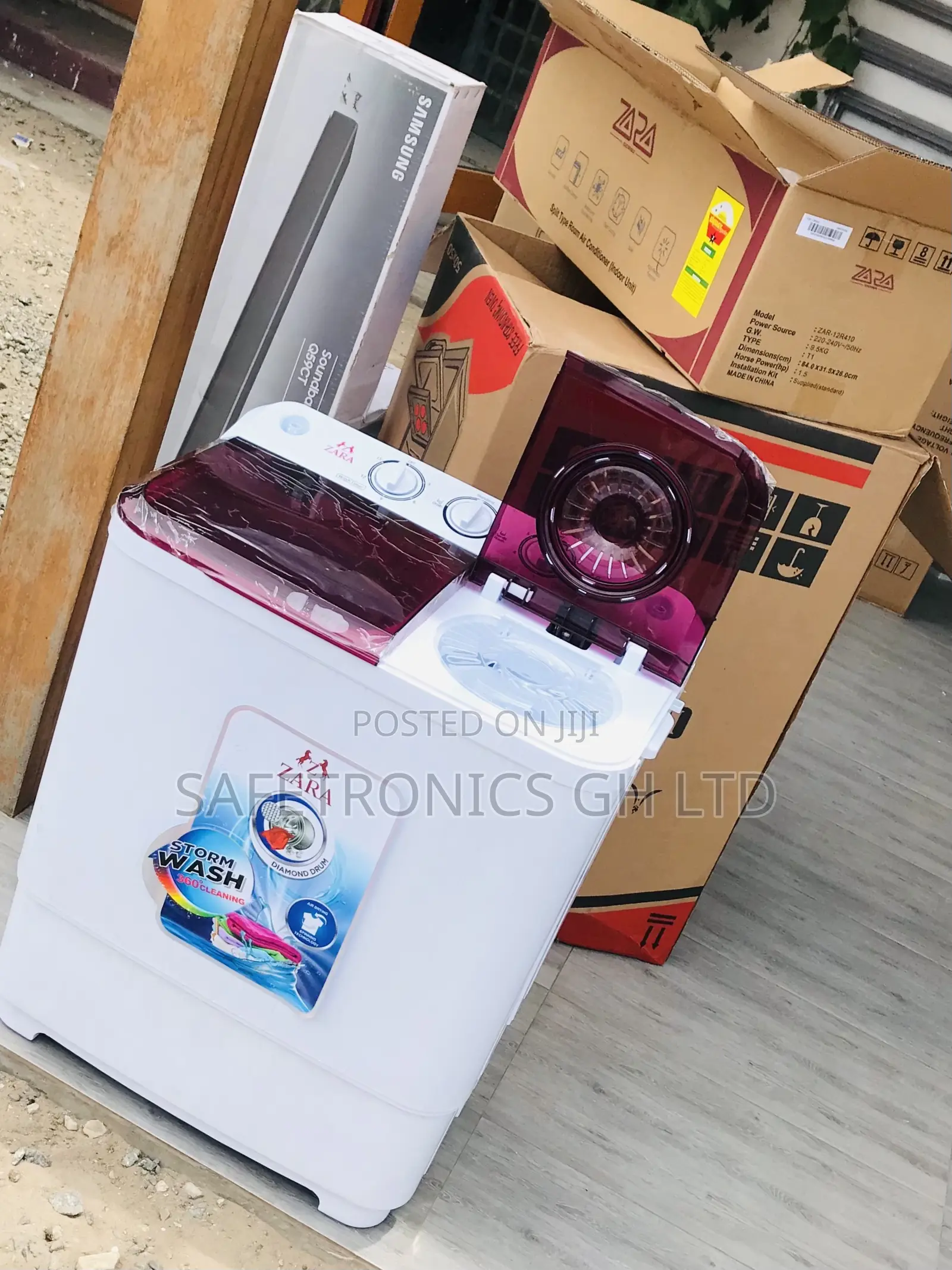 Semi Topload Zara Automatic Washer 7kg Elegant