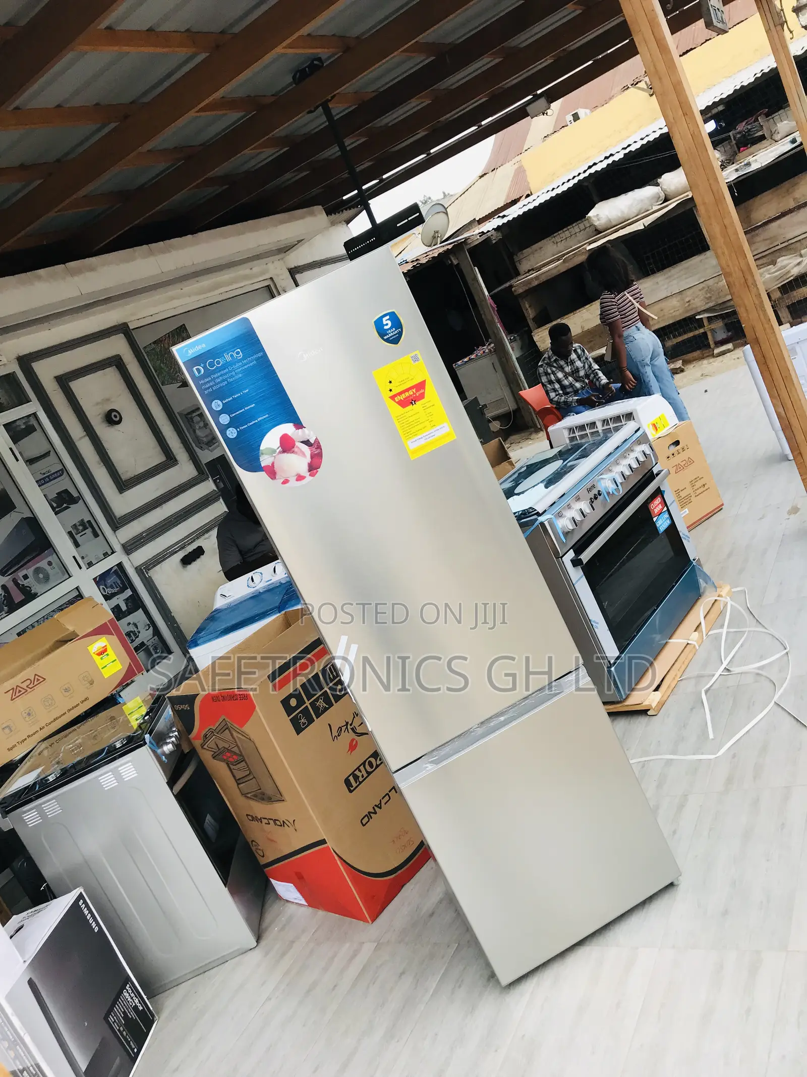 MDRB369FGN02 Midea 262L Bottomfreezer Gray Fridge