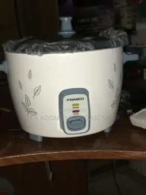 Nasco 1.8 Litres Rice Cooker With Glass Cover