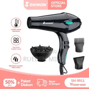 Original 6000w Motor Shinon 5 in 1 High Heat Hair Dryer