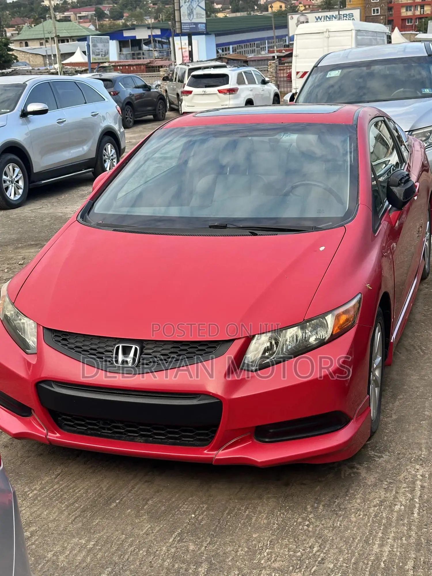 Honda Civic 1.8 3 Door Automatic 2012 Red