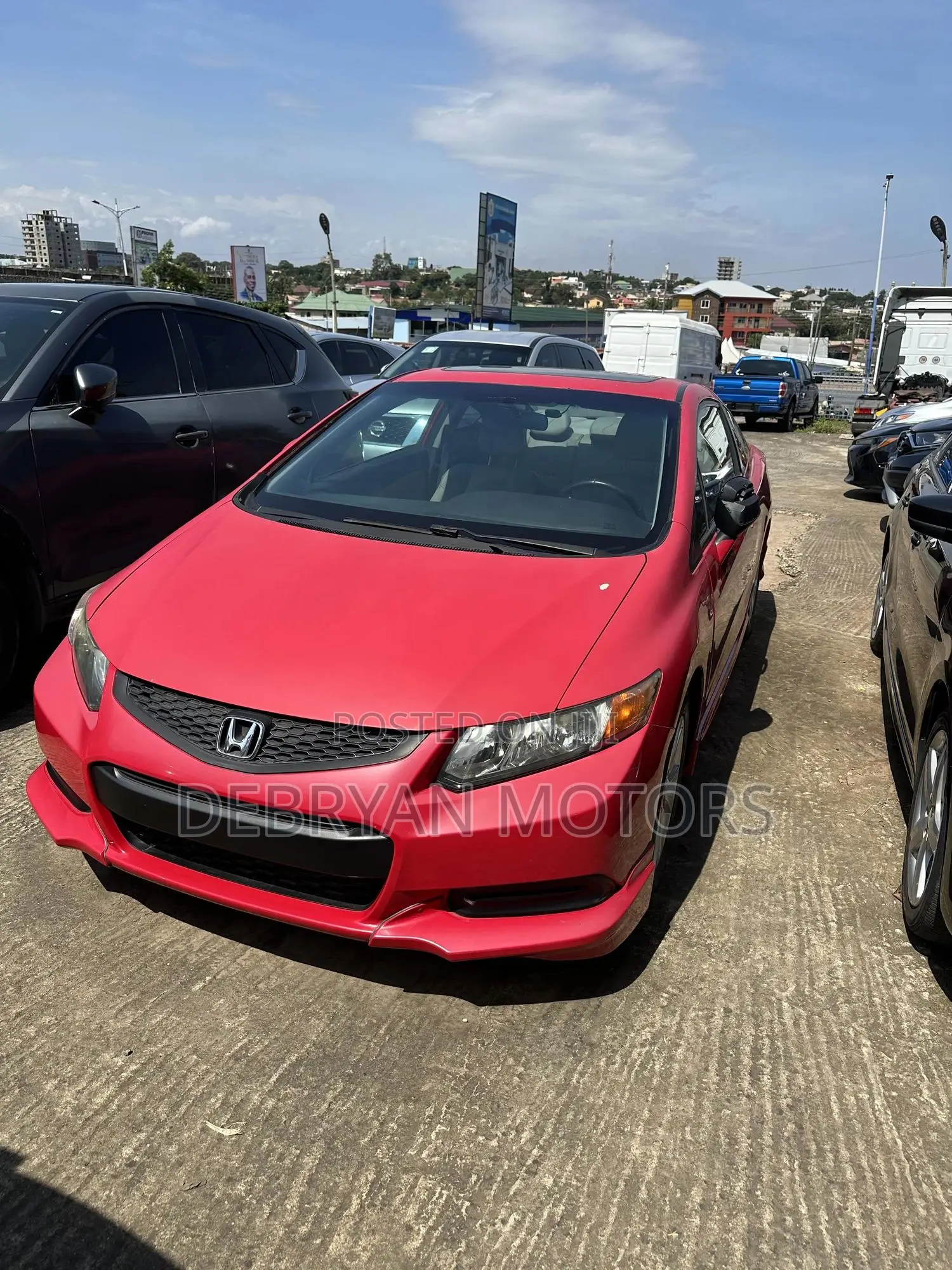 Honda Civic 1.8 3 Door Automatic 2012 Red