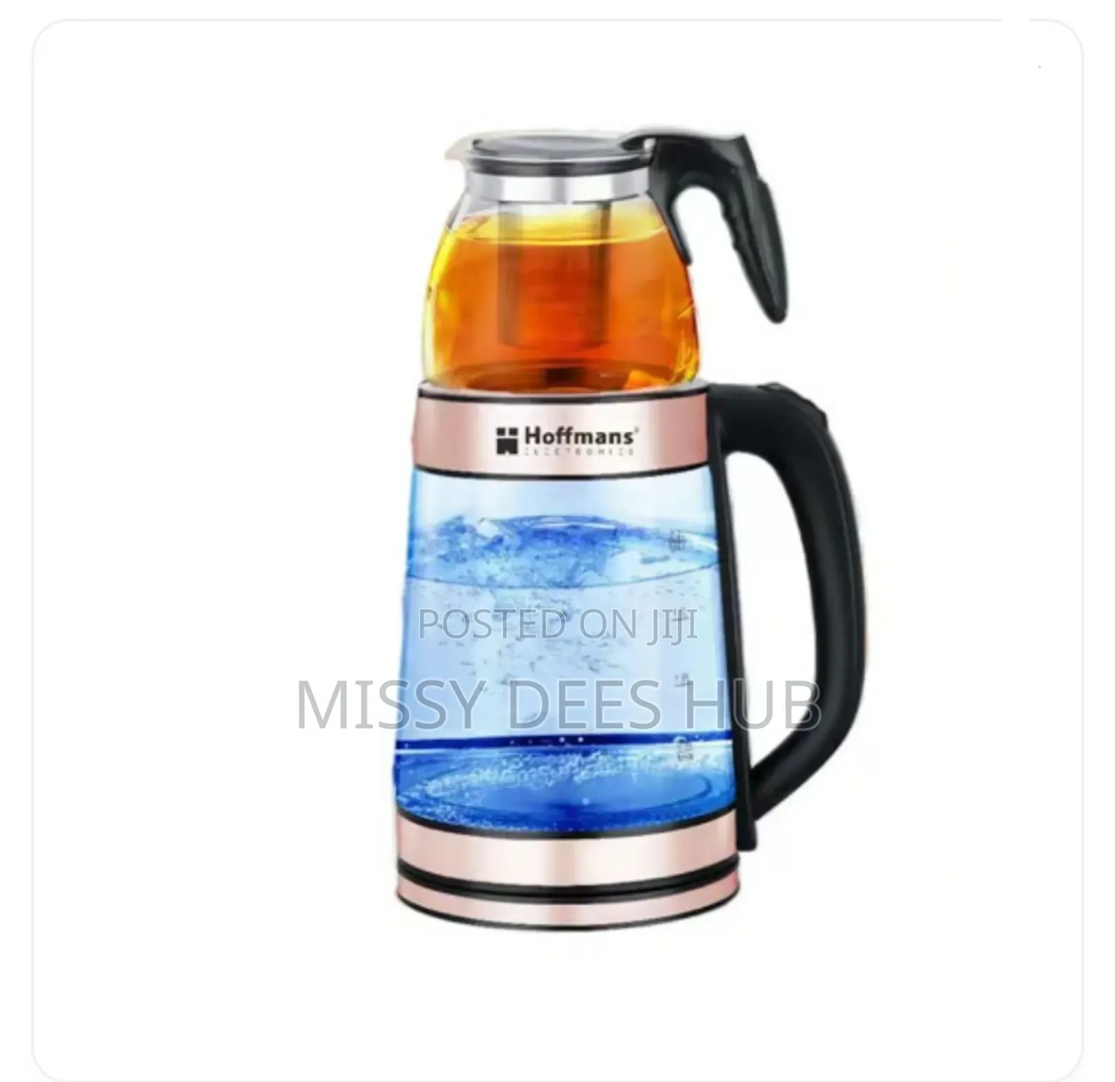 Hoffmans 2in1 Glass Kettle