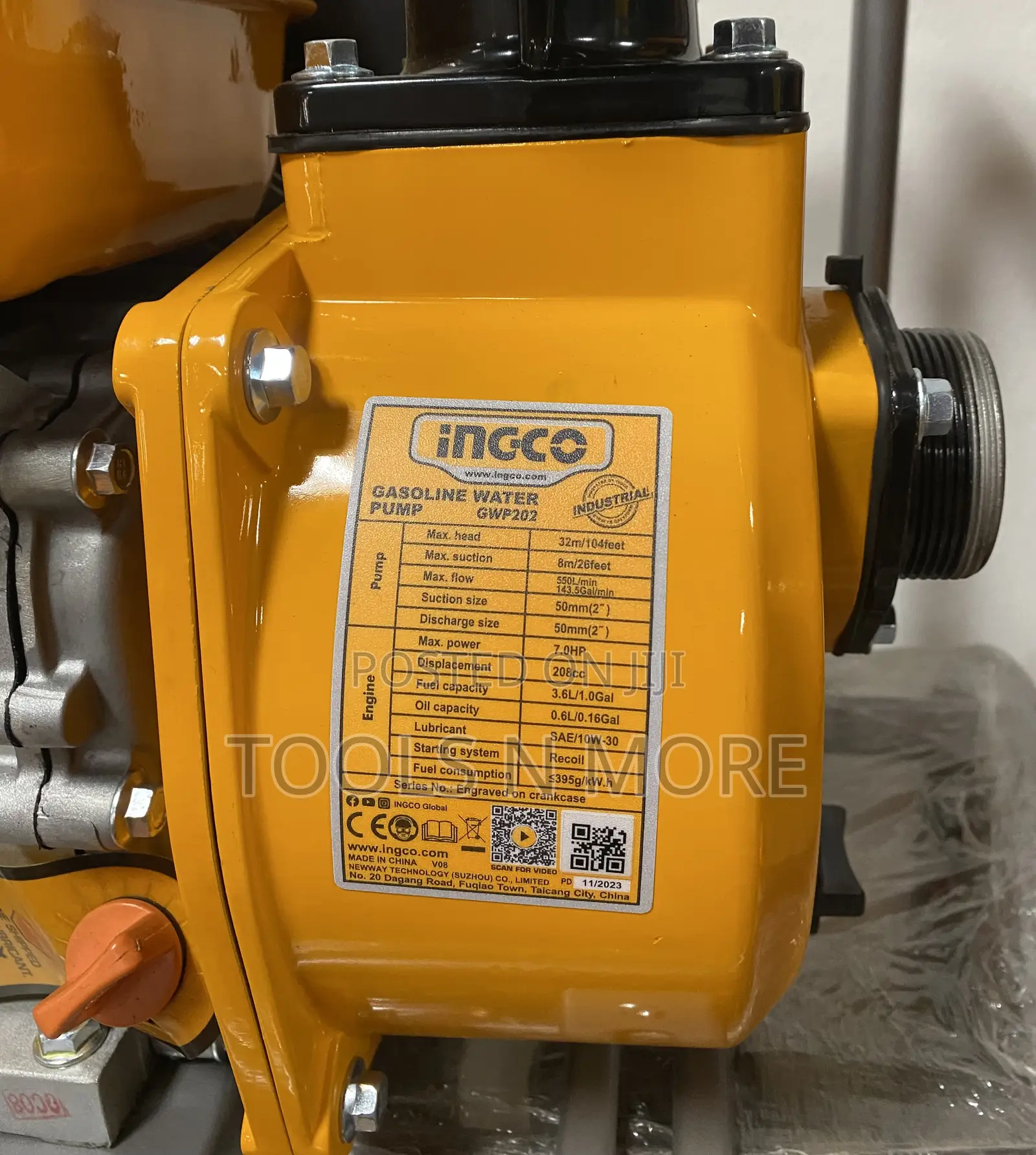 Ingco Gasoline Water Pump 2”