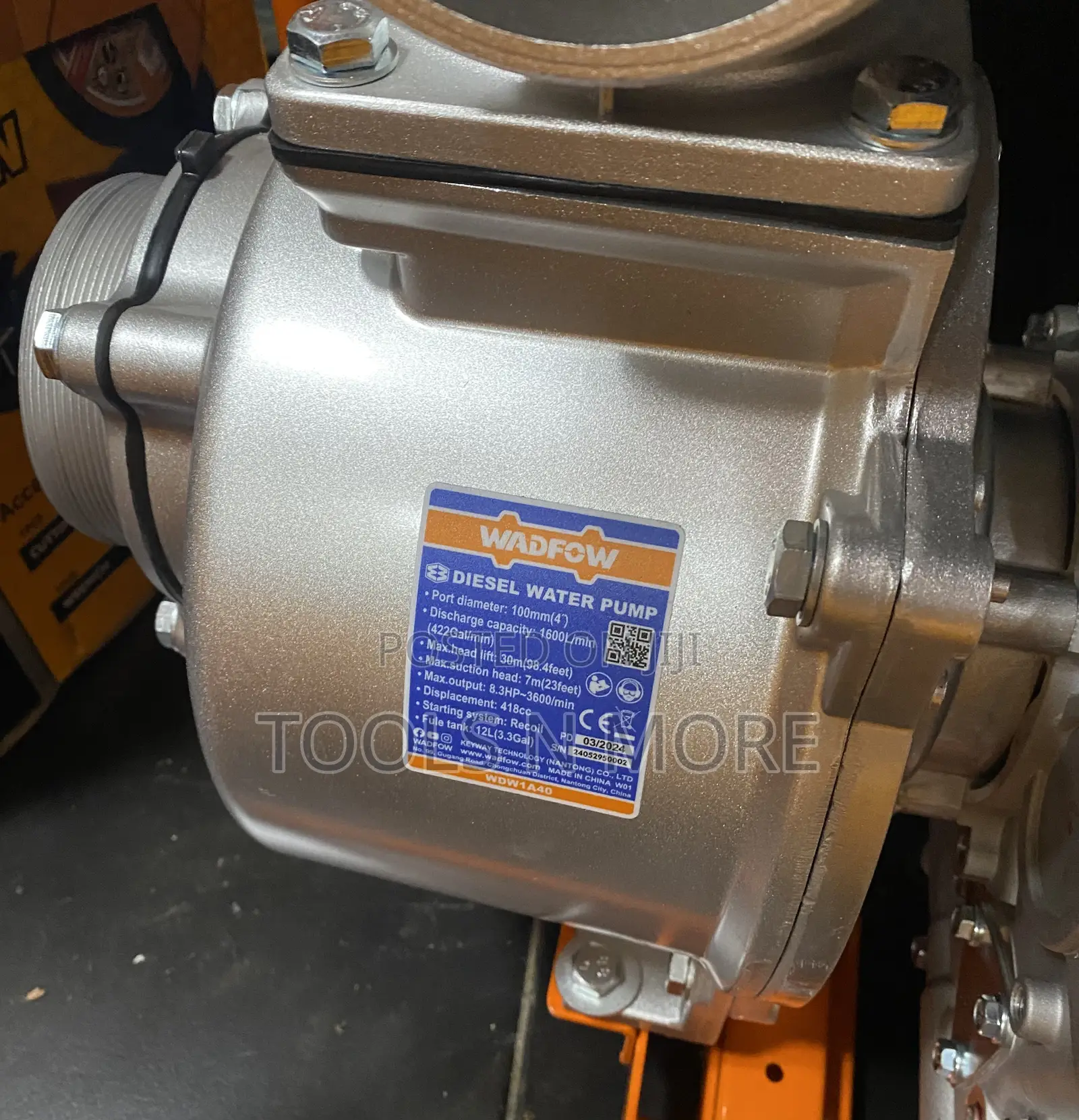 Wadfow Diesel Water Pump 4”