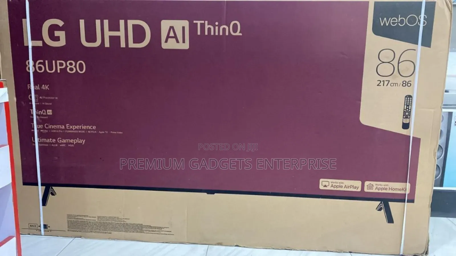 LG Uhd Smart, HDR Webos, Ai Thinq 86" 86up8050pvb TV