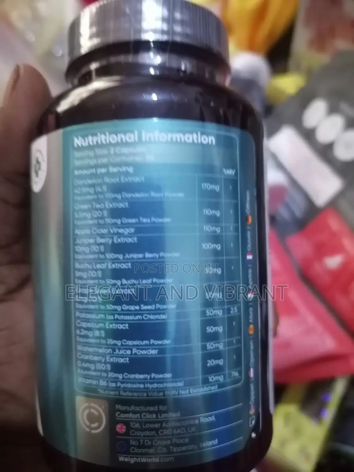 Water Away Detox Capsules For Liver And Water Retention Supp