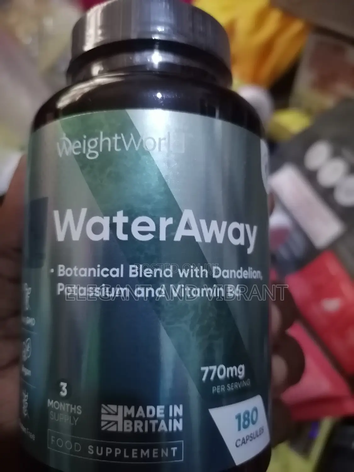 Water Away Detox Capsules For Liver And Water Retention Supp