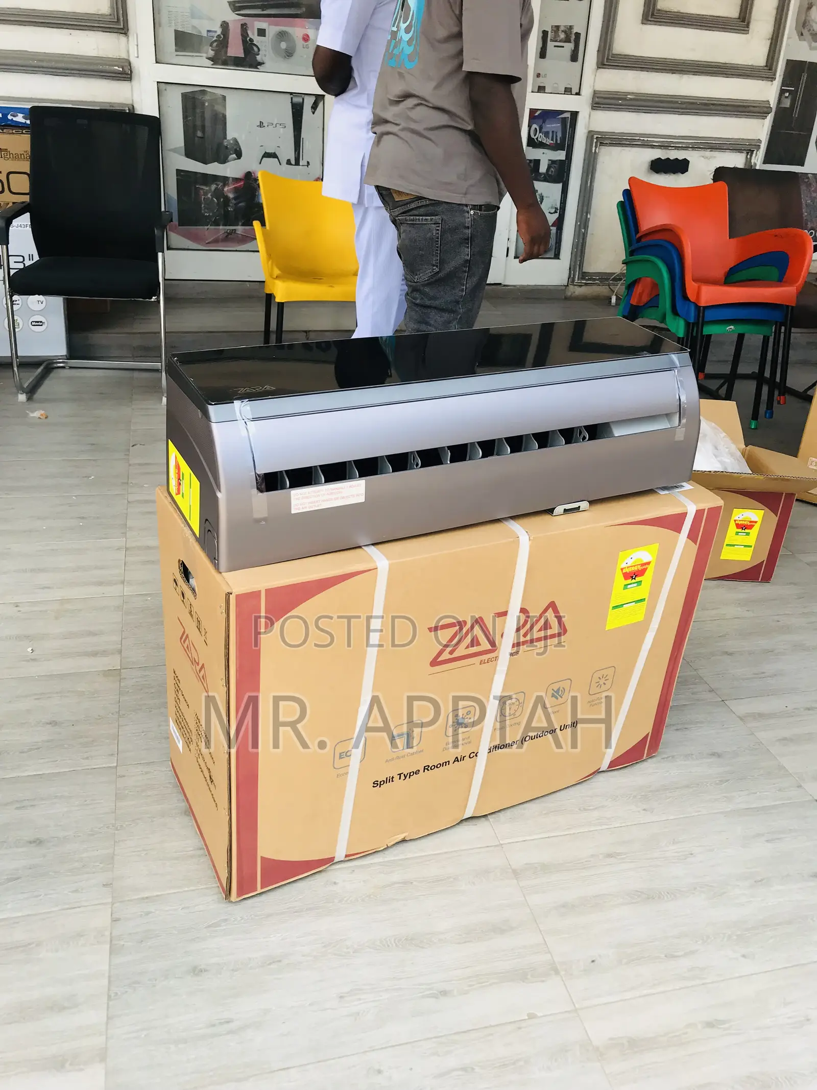 Latest and Affordable Zara 1.5hp R410 Split Ac(Black).