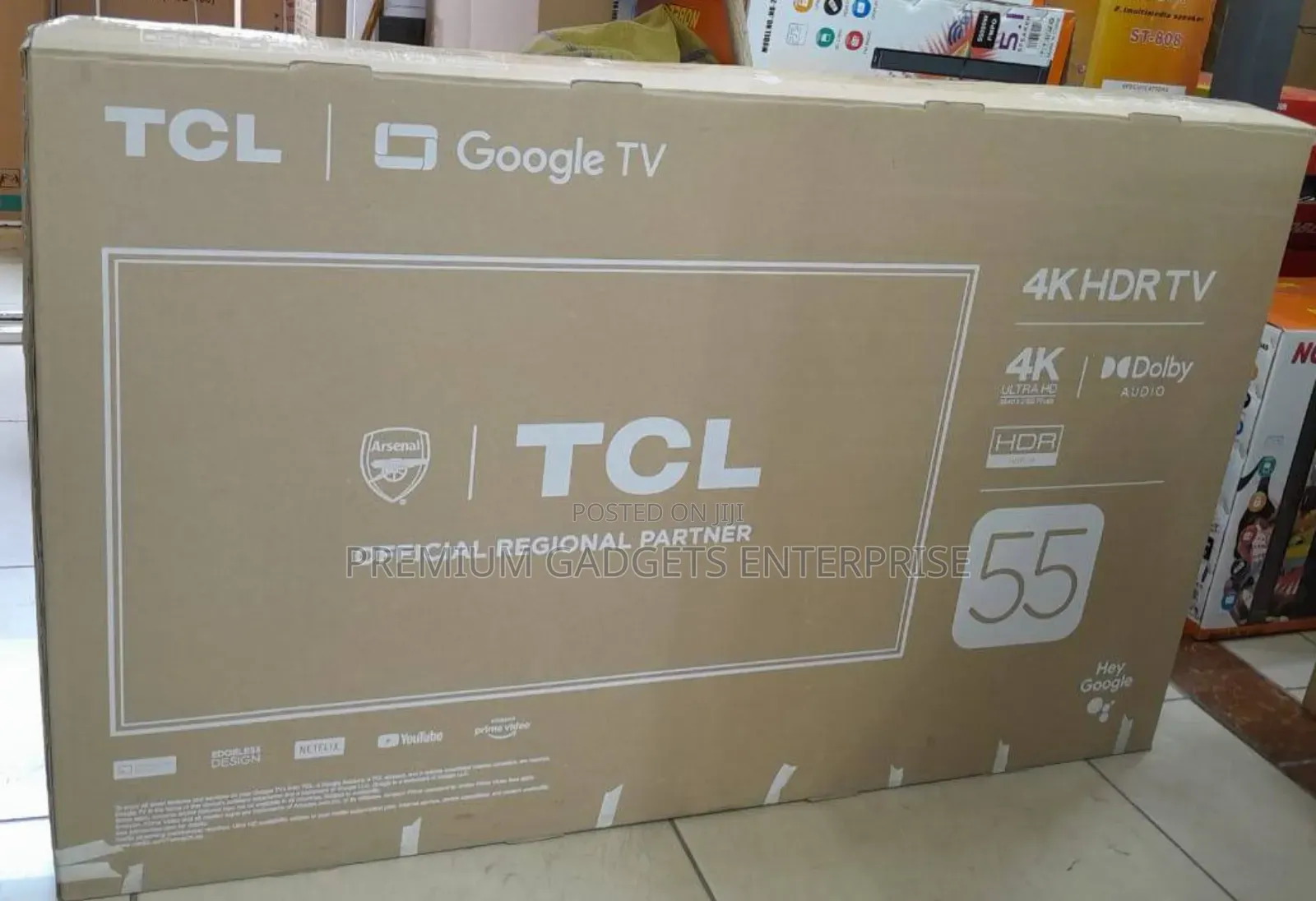TCL 55" Hdr10+ | Smart Led Android Tv | Uhd Google Tv 55p6l