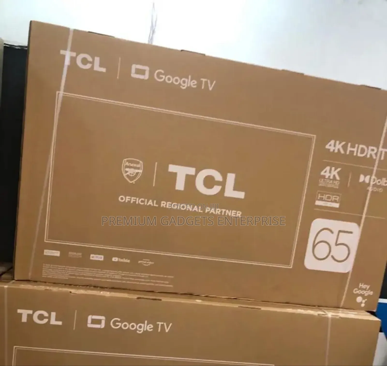 Tcl Chrome Cast , Voice 65" Smart Hdr10 Uhd Google Tv 65p755