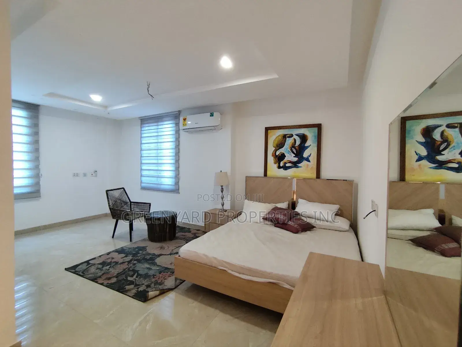 Furnished 3bdrm Townhouse / Terrace in Adjiringanor, East Legon