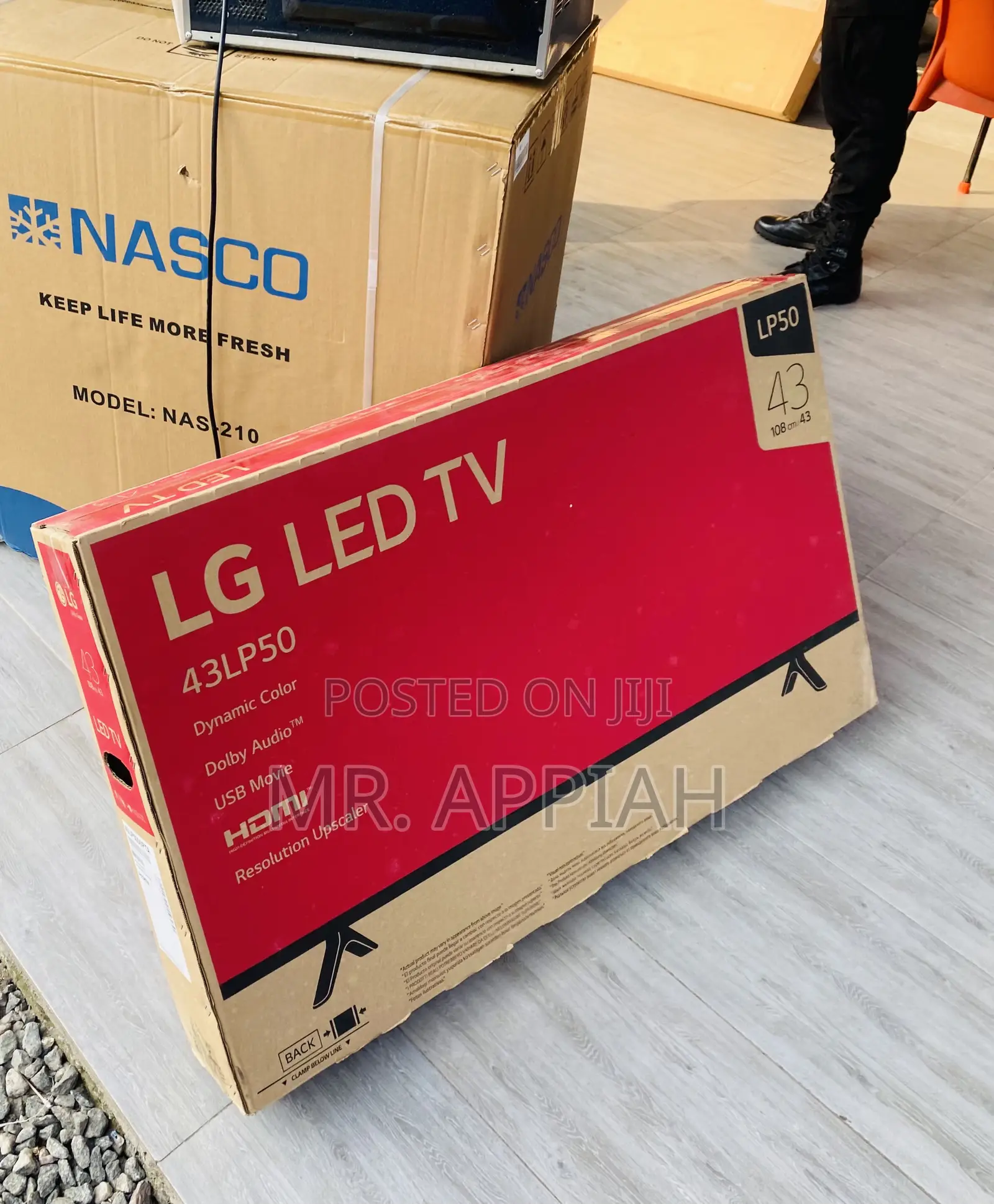 Fresh in Box Lg43lm63 43” Smart Full HD Television(Black).