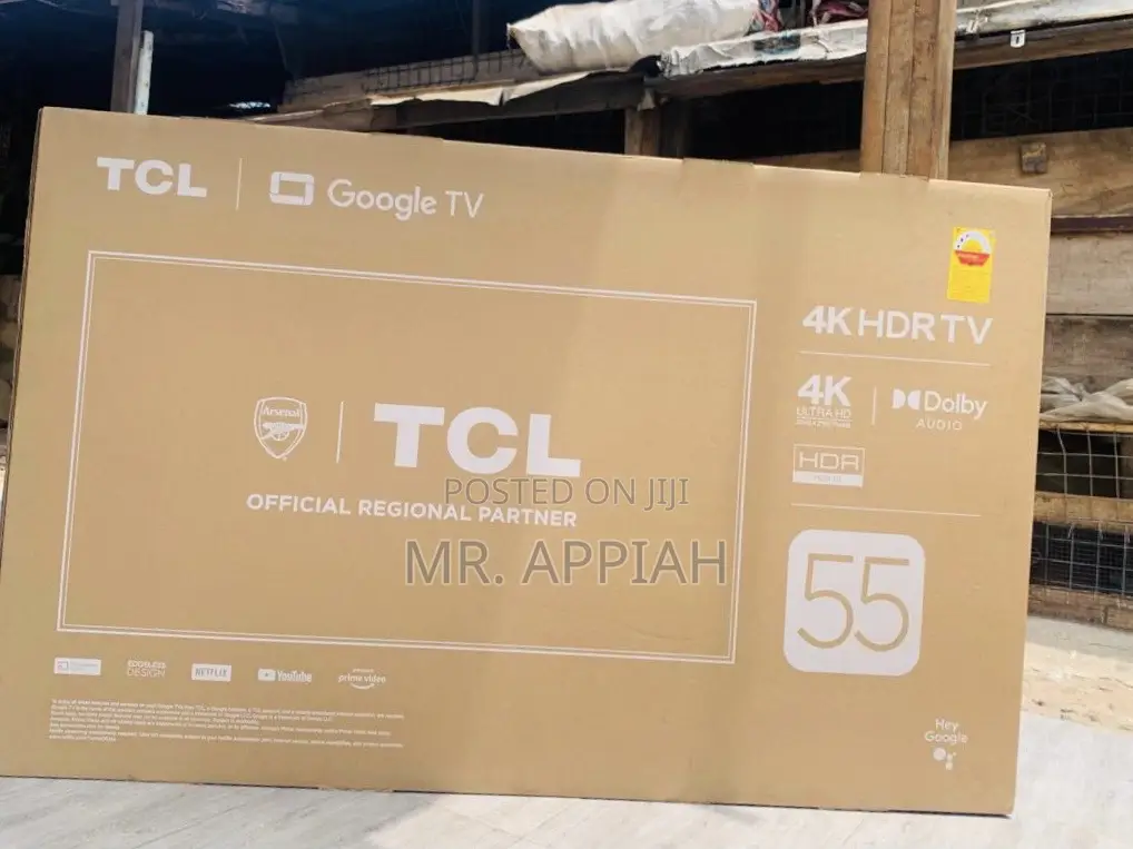 Lovely TCL 55 Inch HDR Frameless Google Tv(55p635).