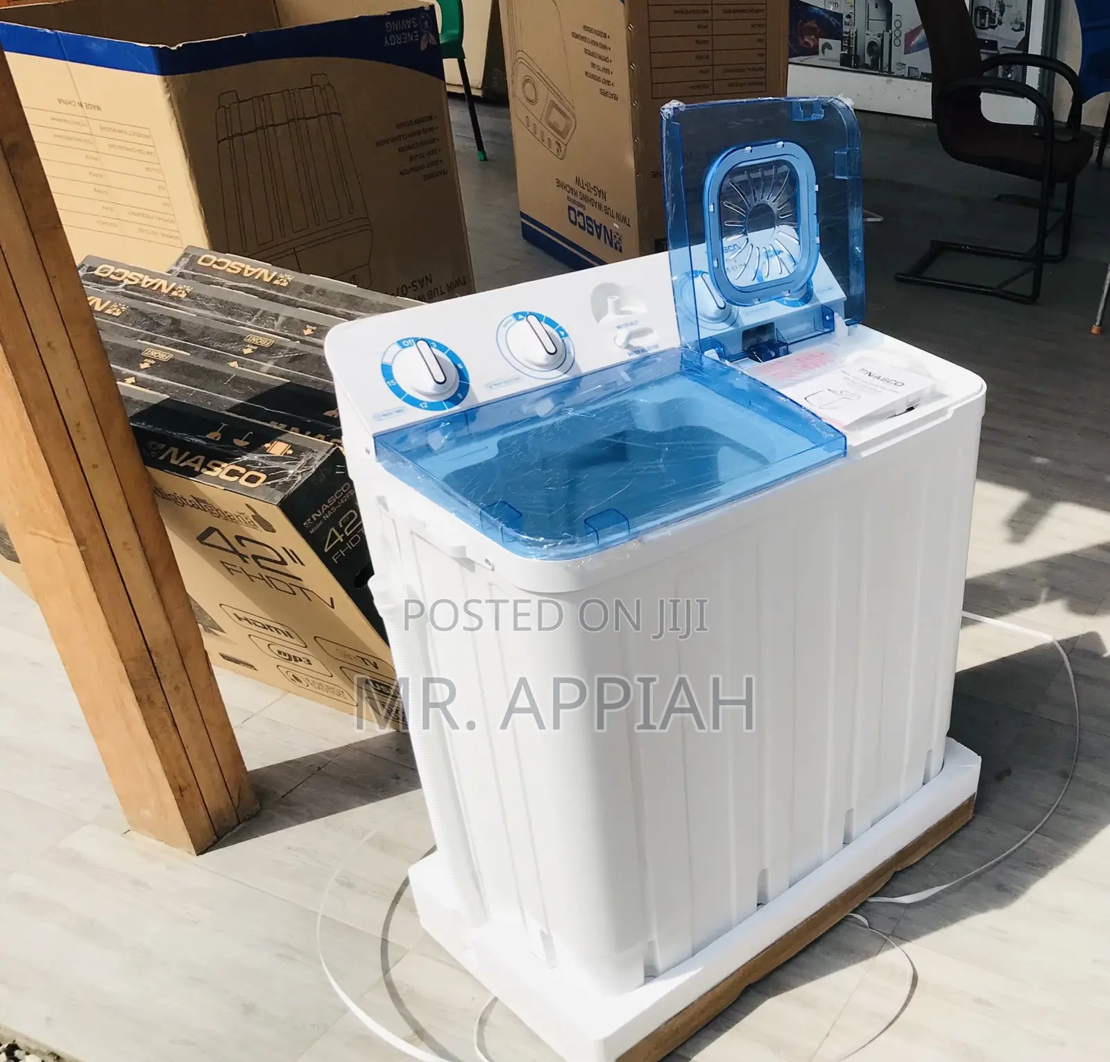 Shop Nasco 7kg Semiautomatic Washing Machine + Spin/Dry